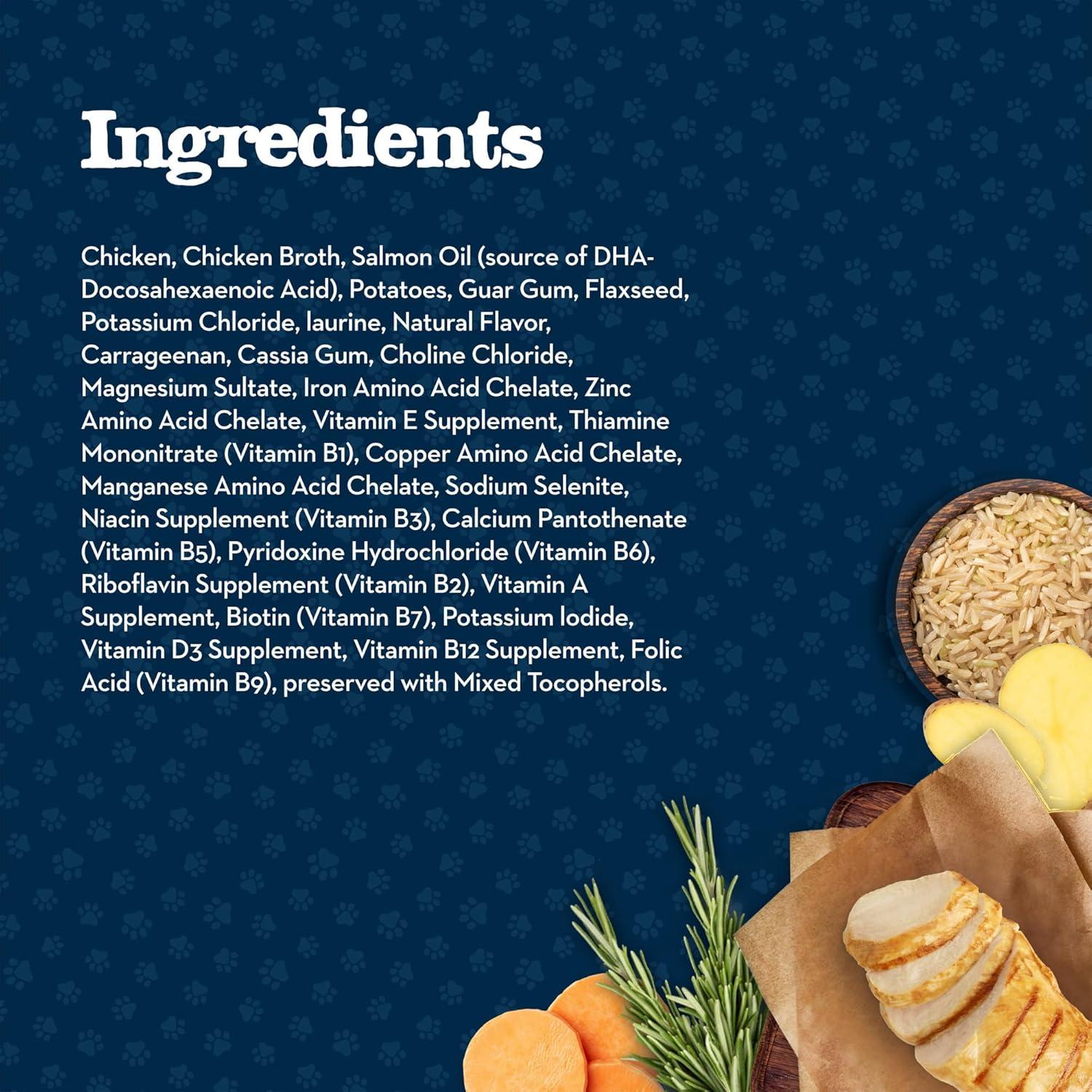 imageBlue Buffalo Baby BLUE Natural GrainFree Wet Food for Kittens Healthy Growth Formula with DHA HighProtein Salmon Pate 3 Ounce Pack of 24Chicken