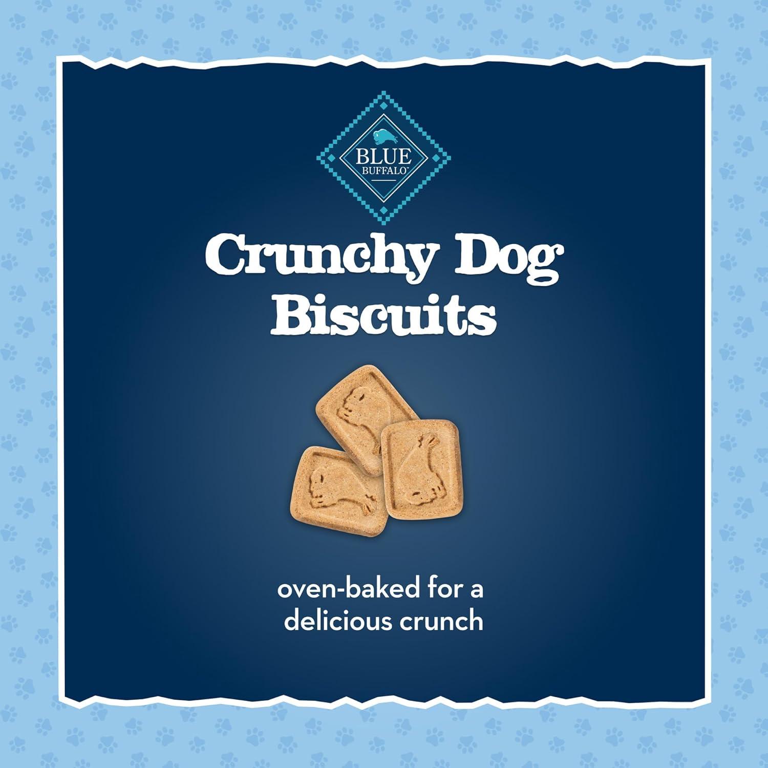 imageBlue Buffalo Baby Blue Crunchy Biscuits with DHA Crunchy Dog Treats for Puppies Made with Natural Ingredients Oatmeal amp Banana 8oz Bag8 Ounce Pack of 1