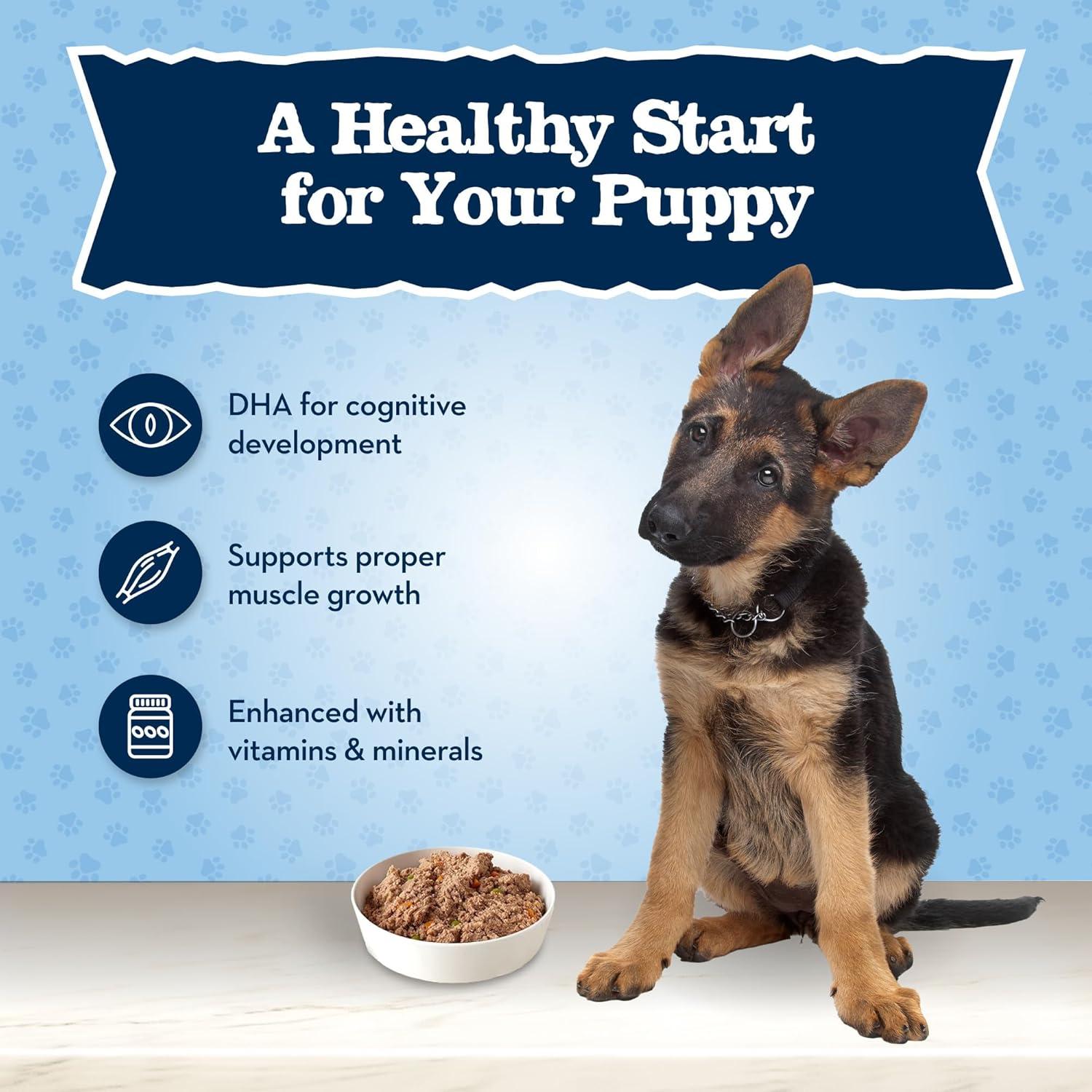 imageBlue Buffalo Baby Blue Healthy Growth Formula Natural Puppy Wet Dog Food Chicken and Vegetable RecipeChicken Vegetable