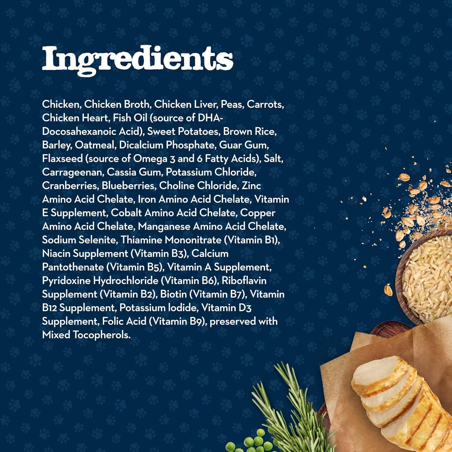 imageBlue Buffalo Baby Blue Healthy Growth Formula Natural Puppy Wet Dog Food Chicken and Vegetable RecipeChicken Vegetable