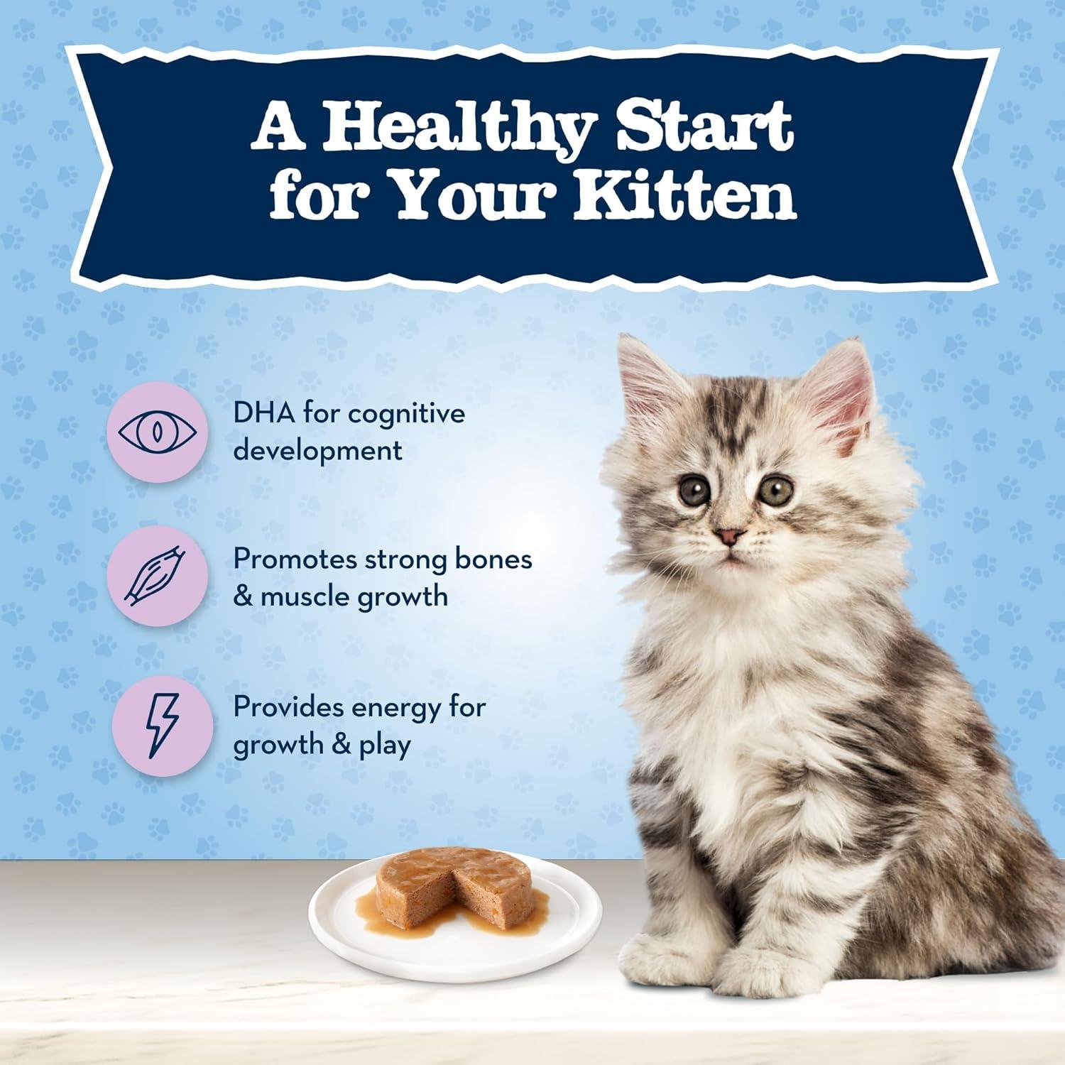 imageBlue Buffalo Baby Blue Natural Dry Food for Kittens Healthy Growth Formula with DHA Chicken and Brown Rice Recipe 5lb BagChicken Brown Rice