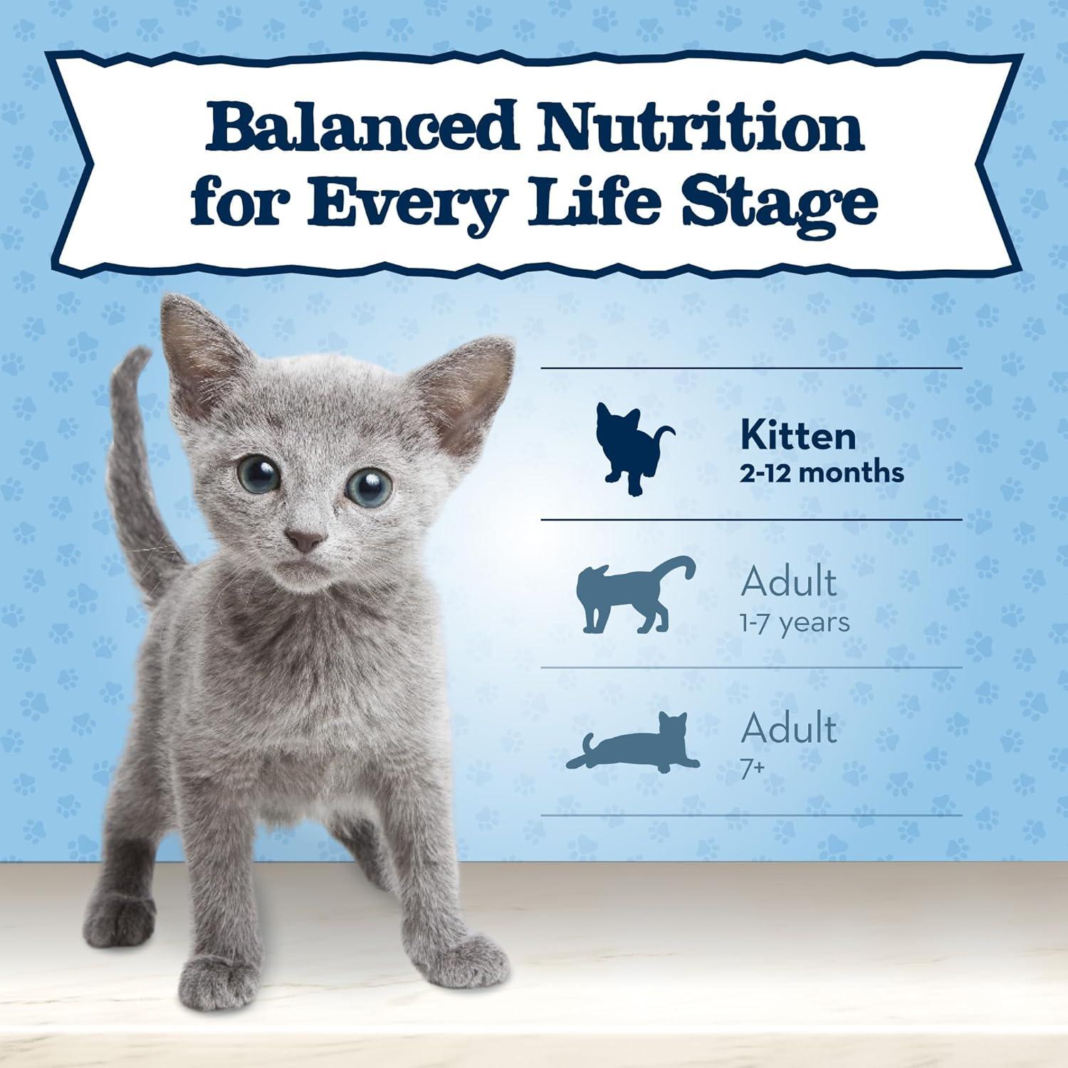 imageBlue Buffalo Baby Blue Natural Dry Food for Kittens Healthy Growth Formula with DHA Chicken and Brown Rice Recipe 5lb BagChicken Brown Rice