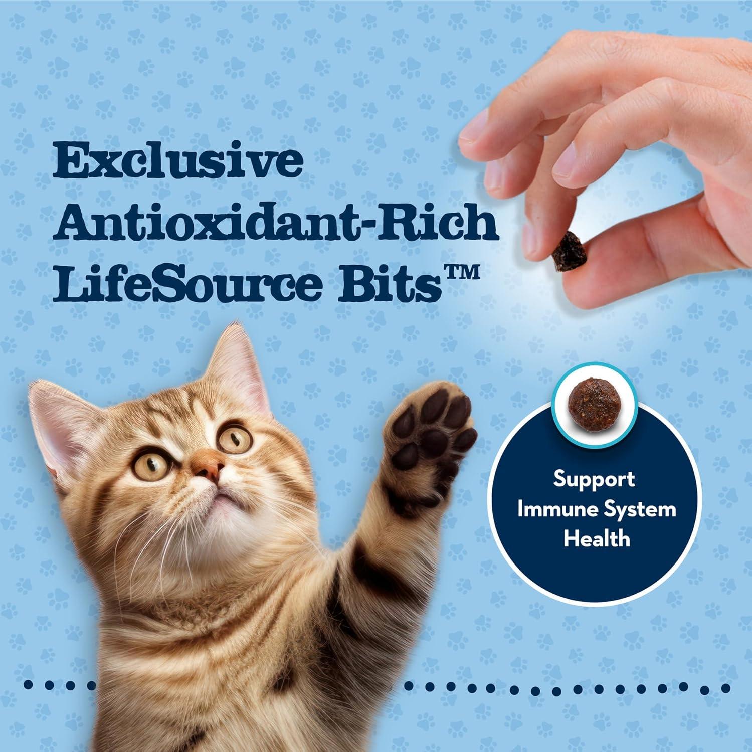 imageBlue Buffalo Baby Blue Natural Kitten GrainFree Dry Cat Food HighProtein Healthy Growth Formula with DHA Savory Chicken 2lb BagChicken