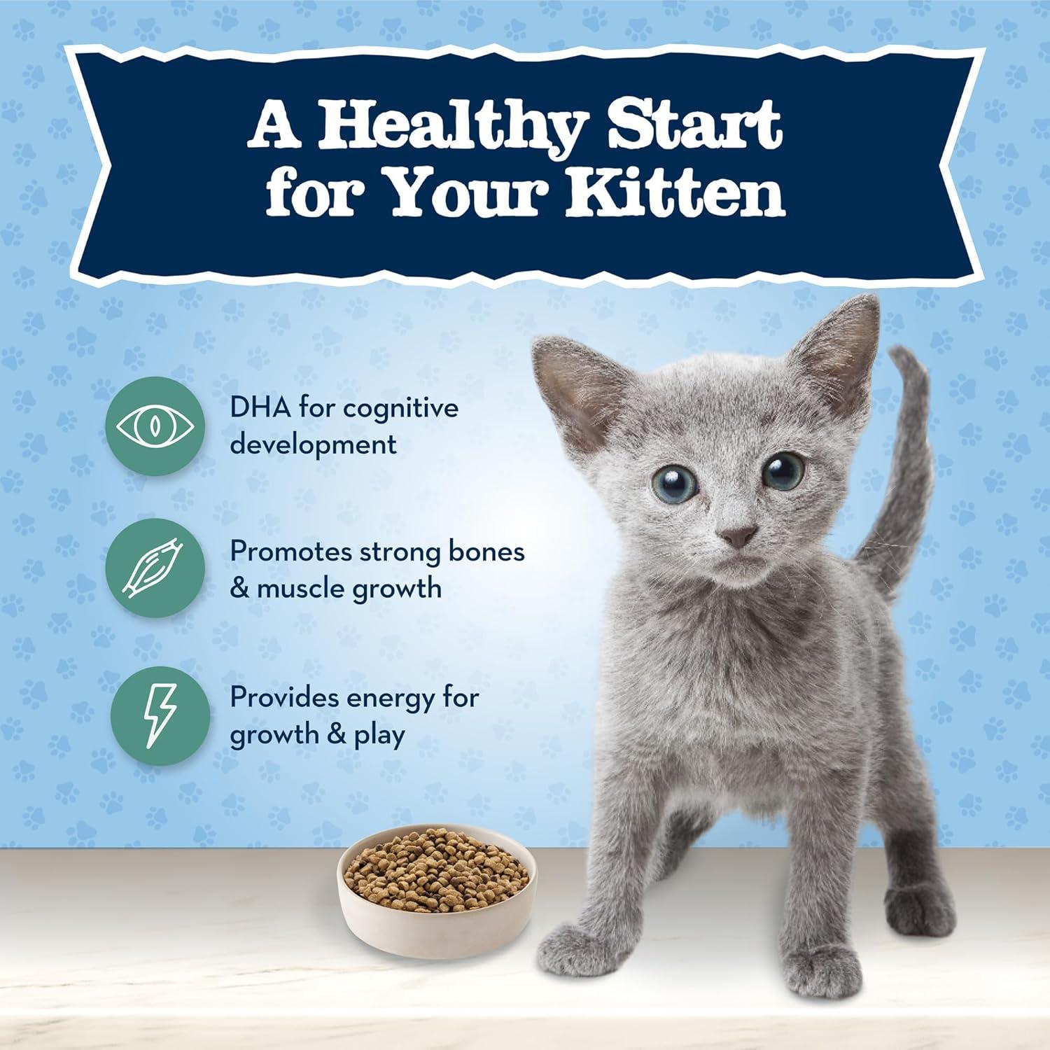imageBlue Buffalo Baby Blue Natural Kitten GrainFree Dry Cat Food HighProtein Healthy Growth Formula with DHA Savory Chicken 2lb BagChicken