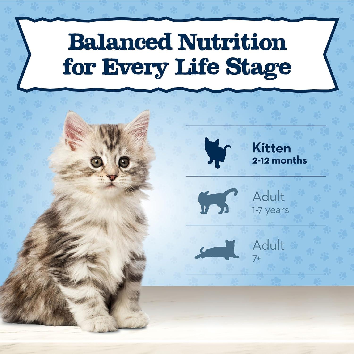 imageBlue Buffalo Baby Blue Natural Kitten GrainFree Dry Cat Food HighProtein Healthy Growth Formula with DHA Savory Chicken 2lb BagChicken