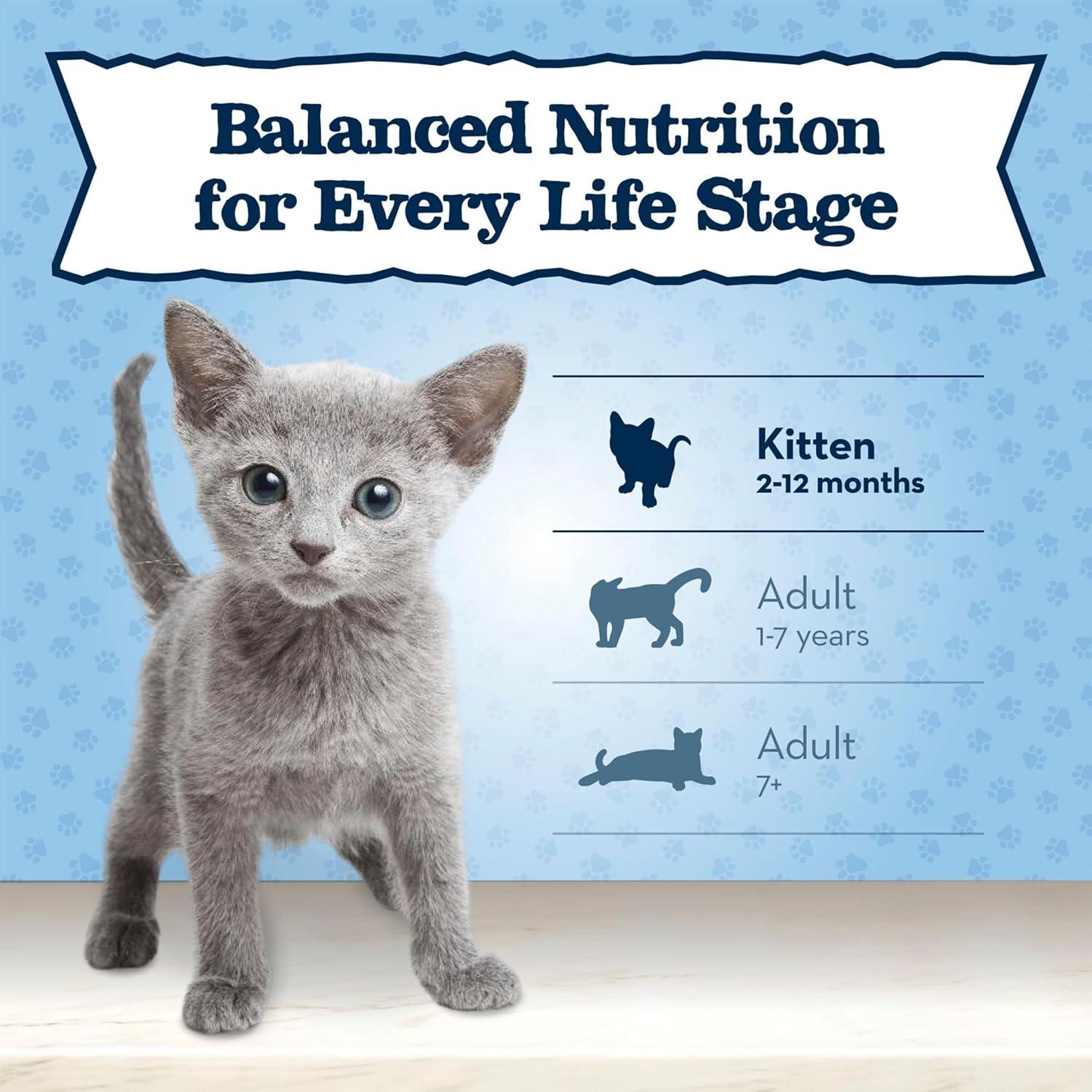 imageBlue Buffalo Baby Blue Natural Kitten Wet Cat Food Healthy Growth Formula with DHA Chicken Recipe MultiPack 3oz Cans 24 Count3 Ounce Pack of 24