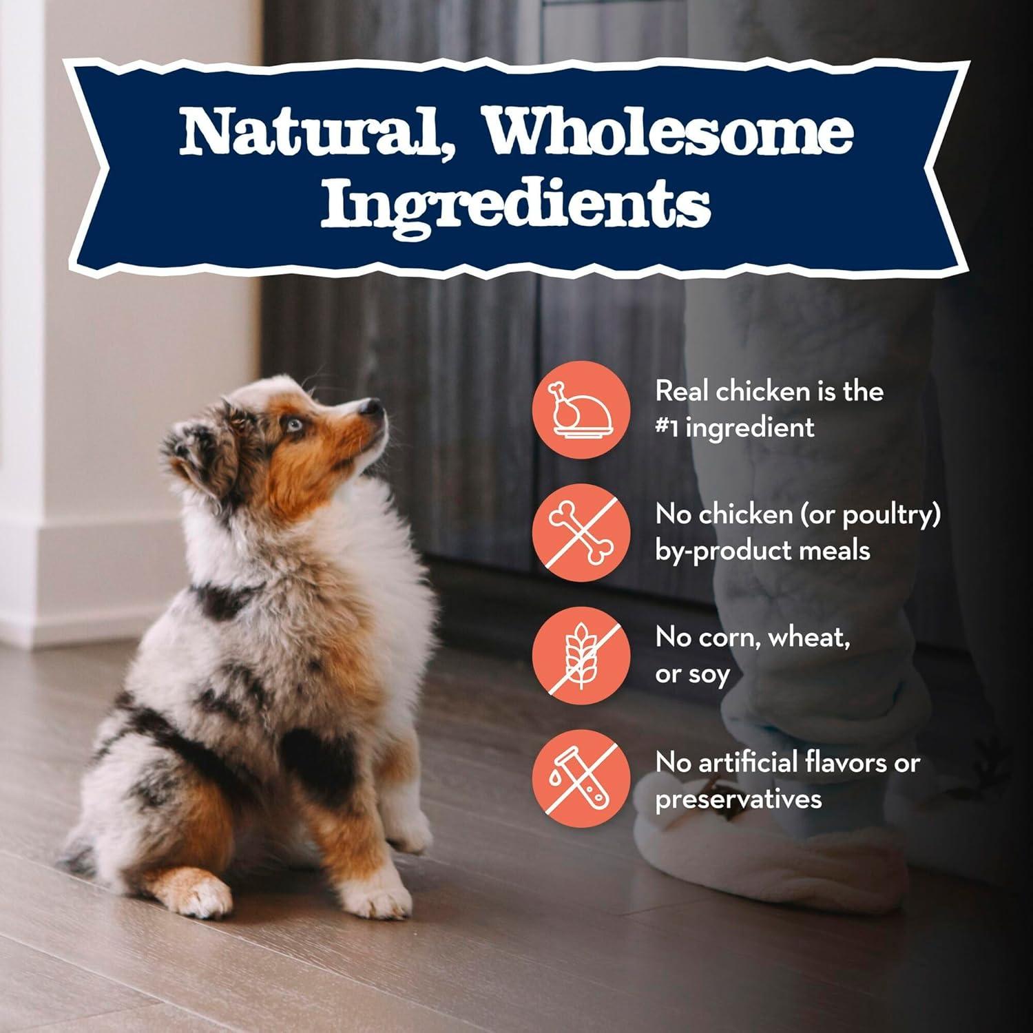 imageBlue Buffalo Baby Blue Natural Large Breed Puppy Dry Dog Food Healthy Growth Formula with DHA Chicken and Brown Rice Recipe 24lb Bag