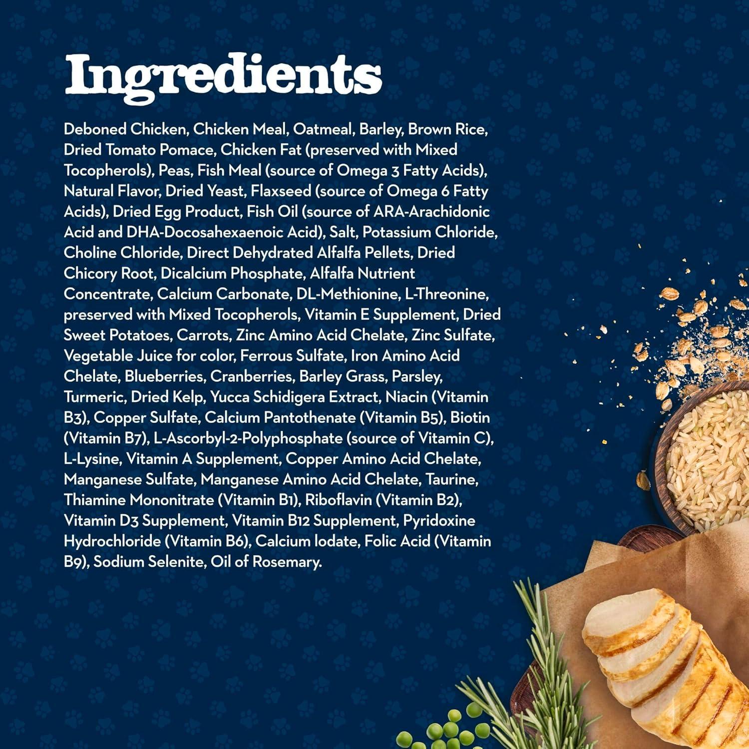 imageBlue Buffalo Baby Blue Natural Small Breed Puppy Dry Dog Food Healthy Growth Formula with DHA Chicken and Oatmeal Recipe 4lb Bag4 Pound Pack of 1