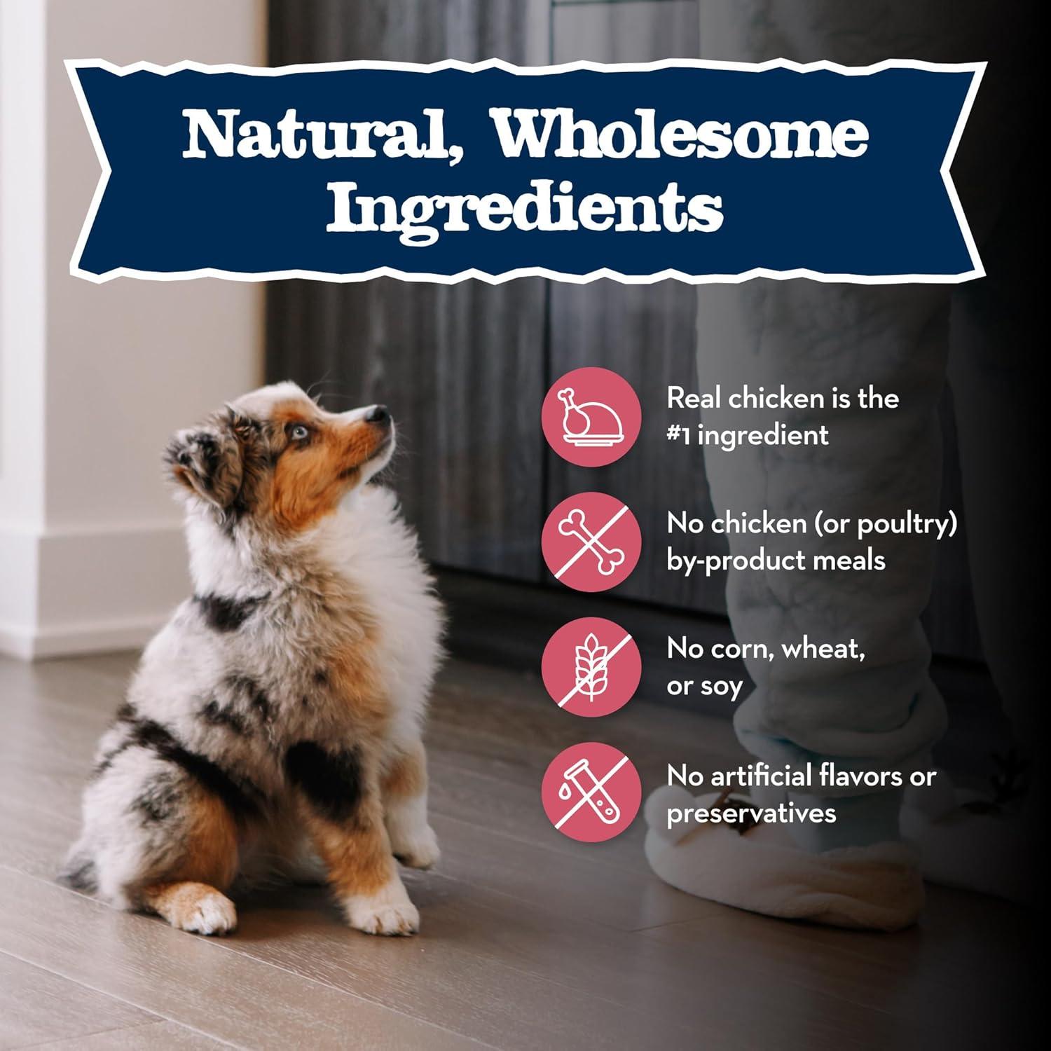 imageBlue Buffalo Baby Blue Natural Small Breed Puppy Dry Dog Food Healthy Growth Formula with DHA Chicken and Oatmeal Recipe 4lb Bag4 Pound Pack of 2