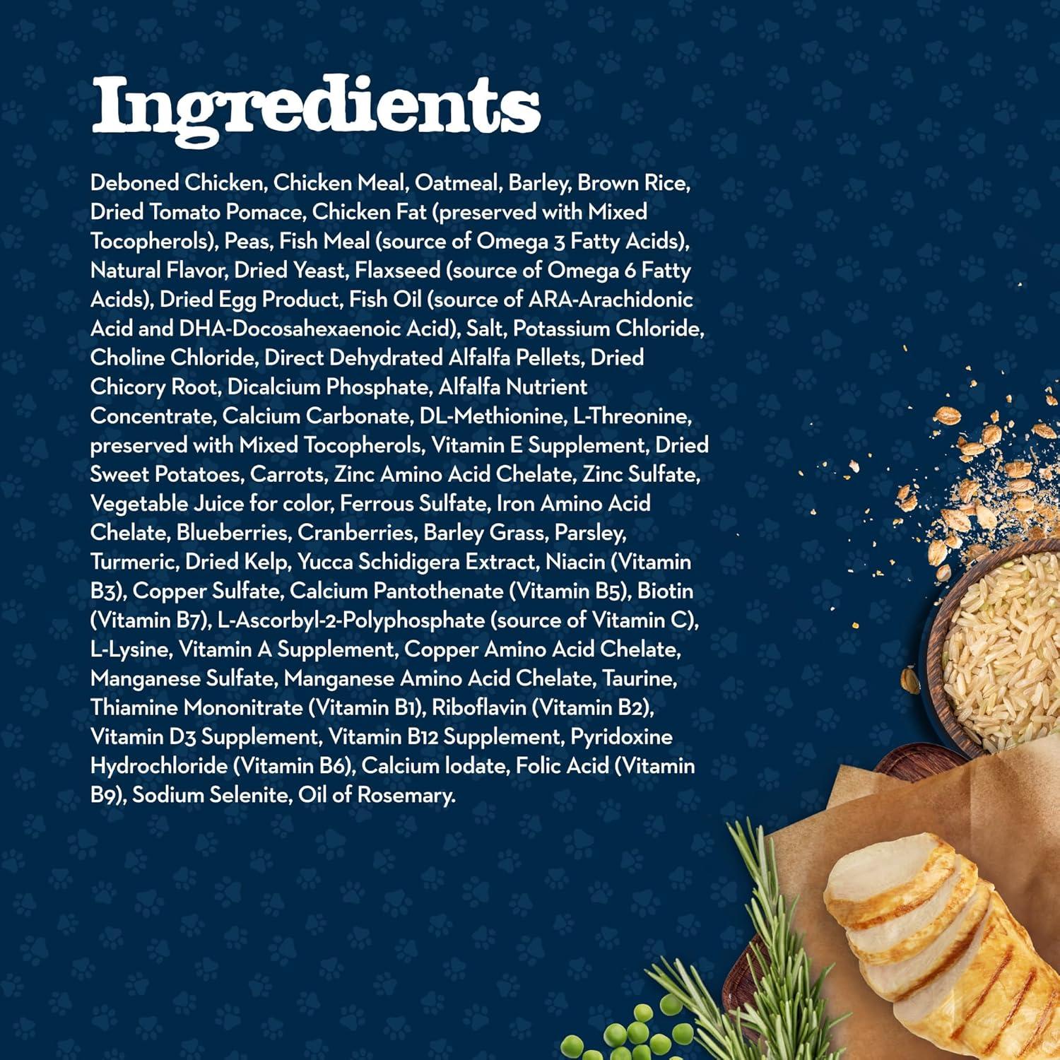imageBlue Buffalo Baby Blue Natural Small Breed Puppy Dry Dog Food Healthy Growth Formula with DHA Chicken and Oatmeal Recipe 4lb Bag4 Pound Pack of 2
