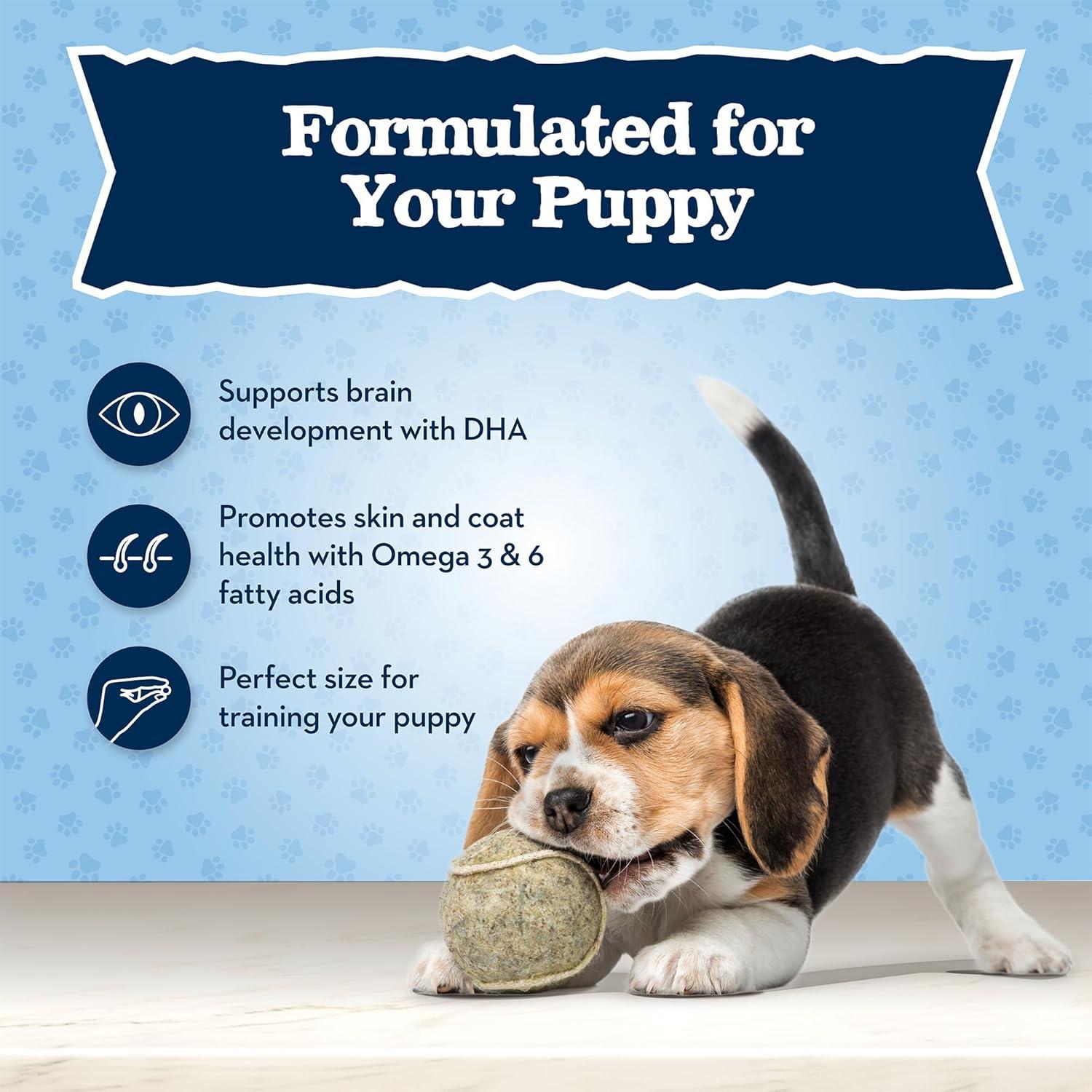 imageBlue Buffalo Baby Blue Training Treats Natural Puppy Soft Dog Treats Savory Chicken 4oz Bag4 Ounce Pack of 6