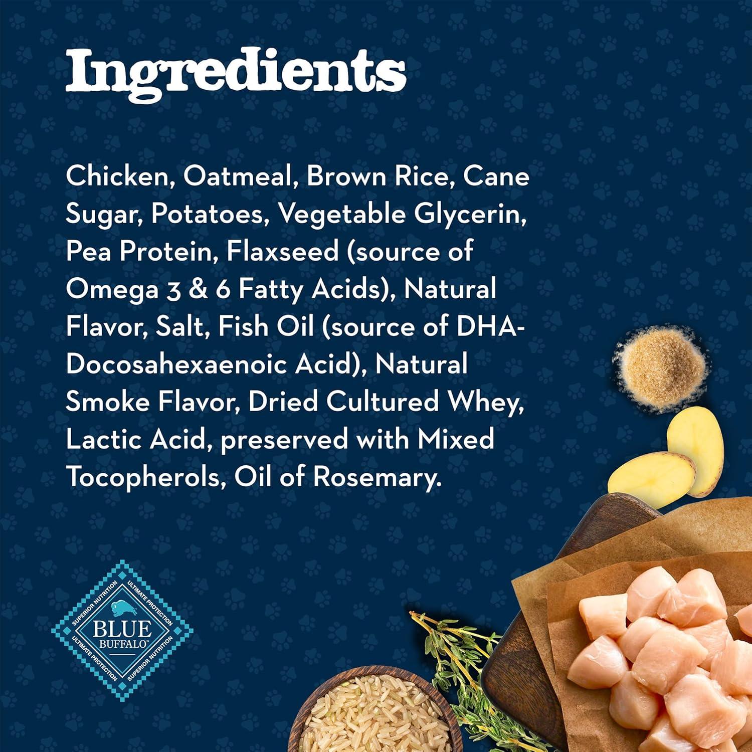 imageBlue Buffalo Baby Blue Training Treats Natural Puppy Soft Dog Treats Savory Chicken 4oz Bag4 Ounce Pack of 6