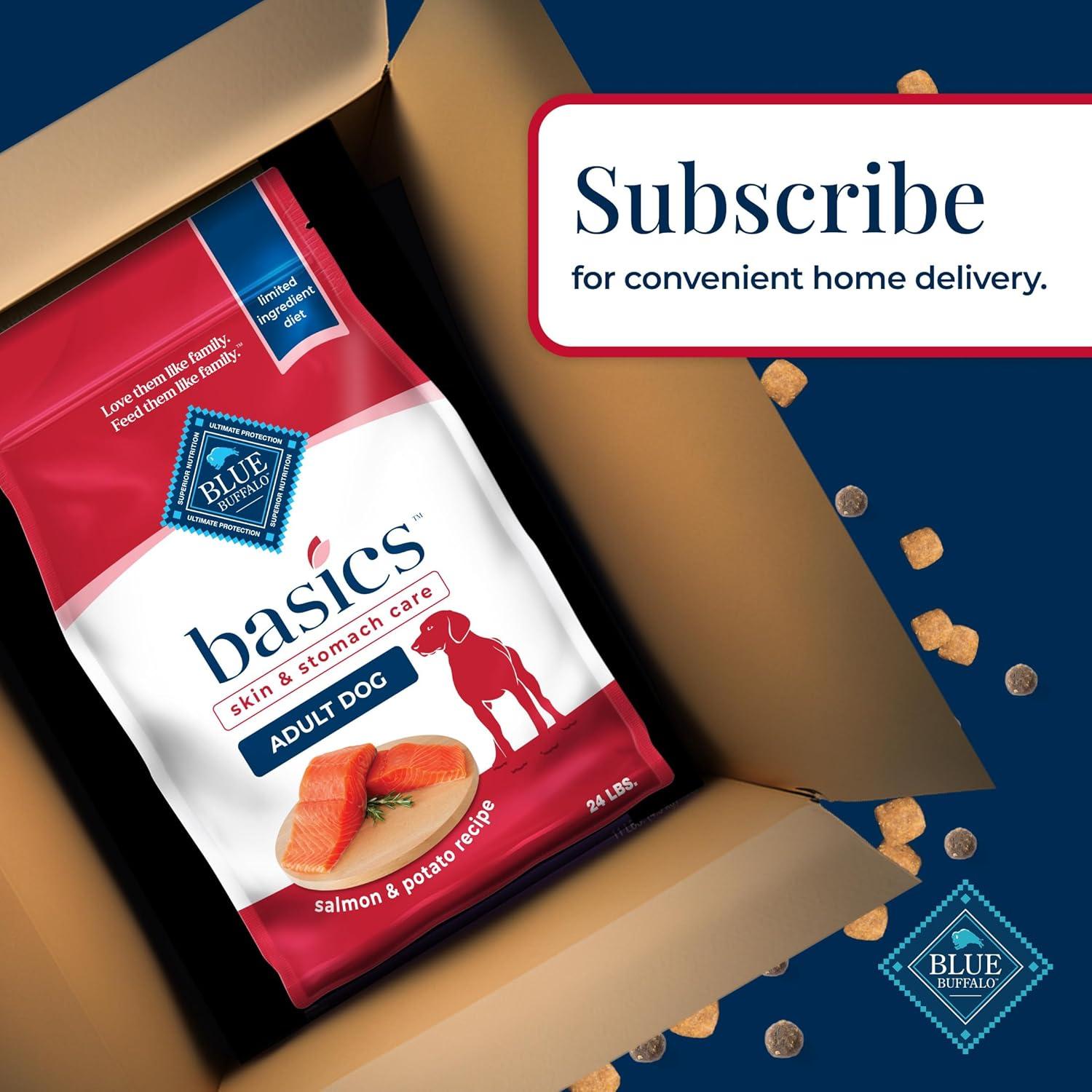 imageBlue Buffalo Basics Adult Dry Dog Food Skin amp Stomach Care Limited Ingredient Diet for Dogs Turkey Recipe 11lb BagSalmon Potato