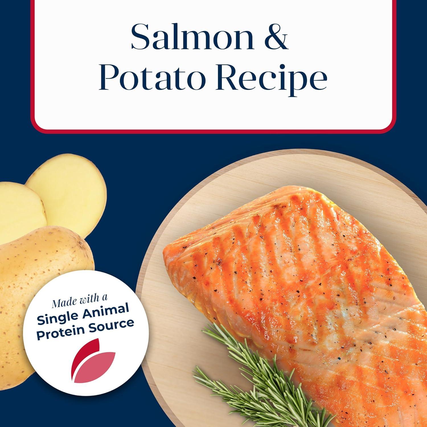 imageBlue Buffalo Basics Adult GrainFree Dry Dog Food for Skin amp Stomach Care Limited Ingredient Diet Made in the USA with Natural Ingredients Turkey amp Potato Recipe 11lb BagSalmon Potato