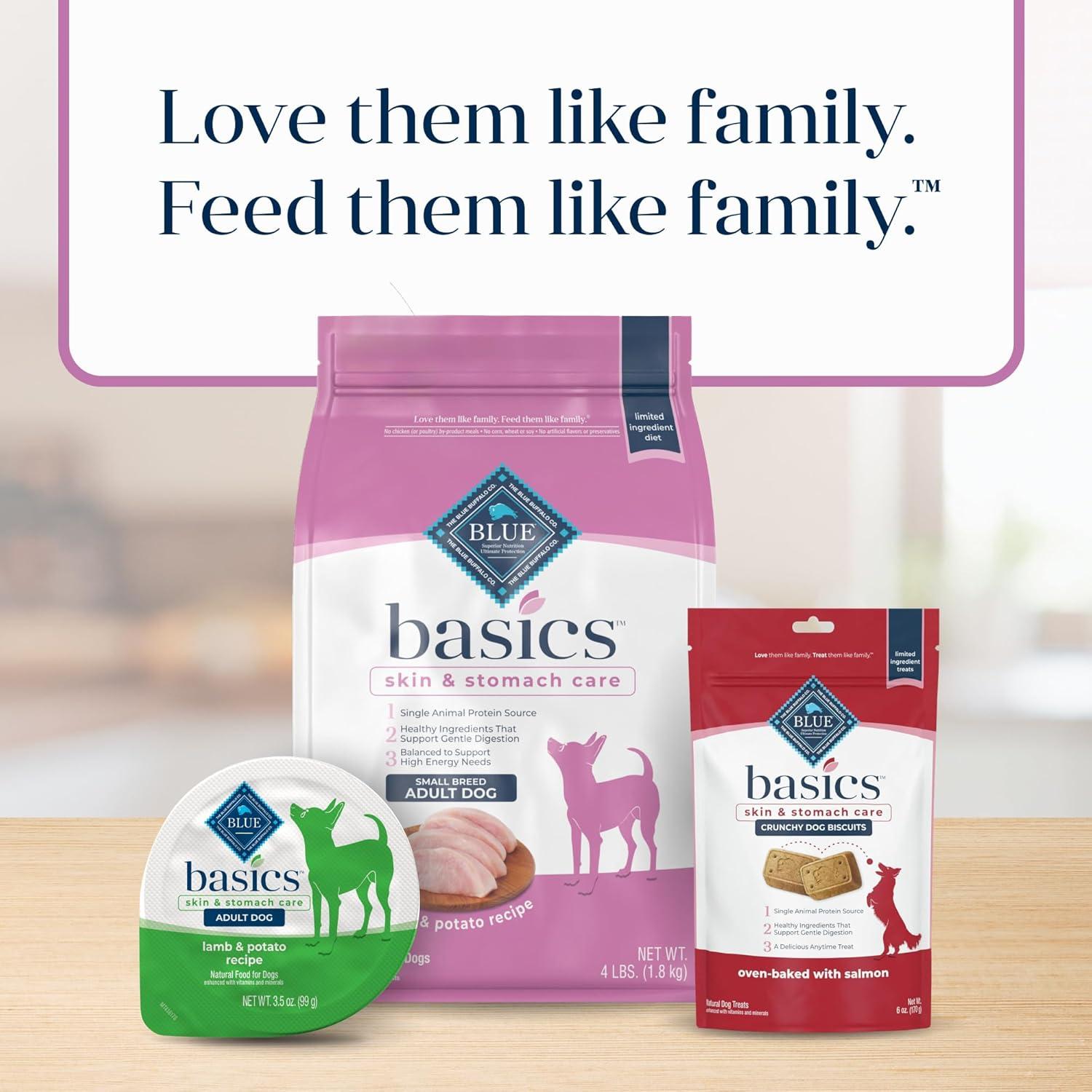 imageBlue Buffalo Basics Dry Dog Food for Small Breed Adult Dogs Limited Ingredient Diet Turkey Recipe 11lb BagTurkey Potato