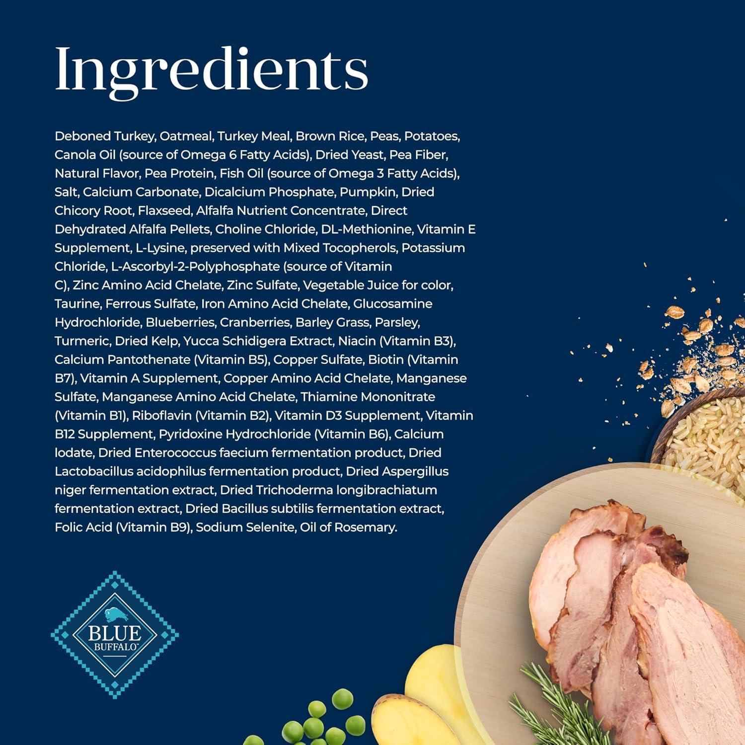 imageBlue Buffalo Basics Dry Dog Food for Small Breed Adult Dogs Limited Ingredient Diet Turkey Recipe 11lb BagTurkey Potato
