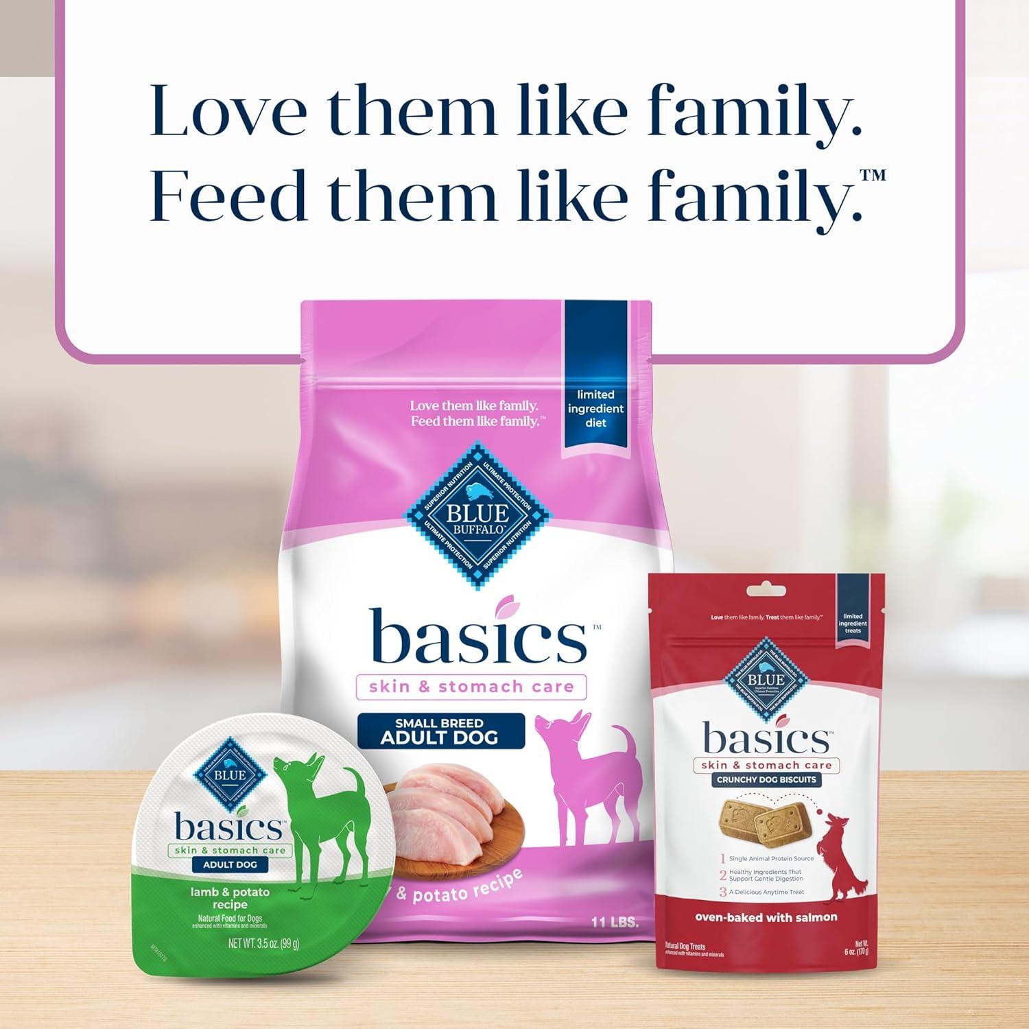 imageBlue Buffalo Basics Dry Dog Food for Small Breed Adult Dogs Limited Ingredient Diet Turkey Recipe 11lb BagTurkey Potato