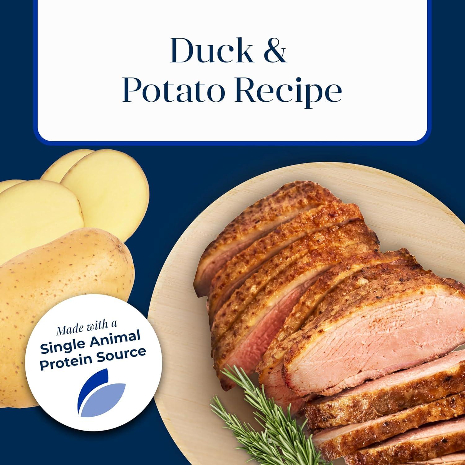 imageBlue Buffalo Basics GrainFree Dry Cat Food Skin amp Stomach Care Limited Ingredient Diet for Indoor Cats Turkey amp Potato Recipe 11lb BagDuck Potato