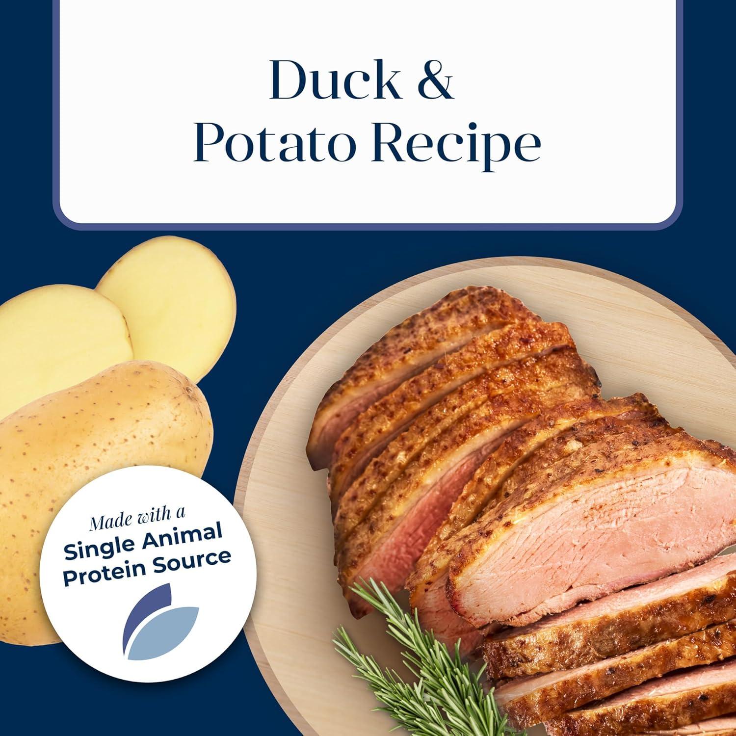 imageBlue Buffalo Basics GrainFree Dry Cat Food Skin amp Stomach Care Limited Ingredient Diet for Indoor Cats Turkey amp Potato Recipe 11lb BagDuck Potato