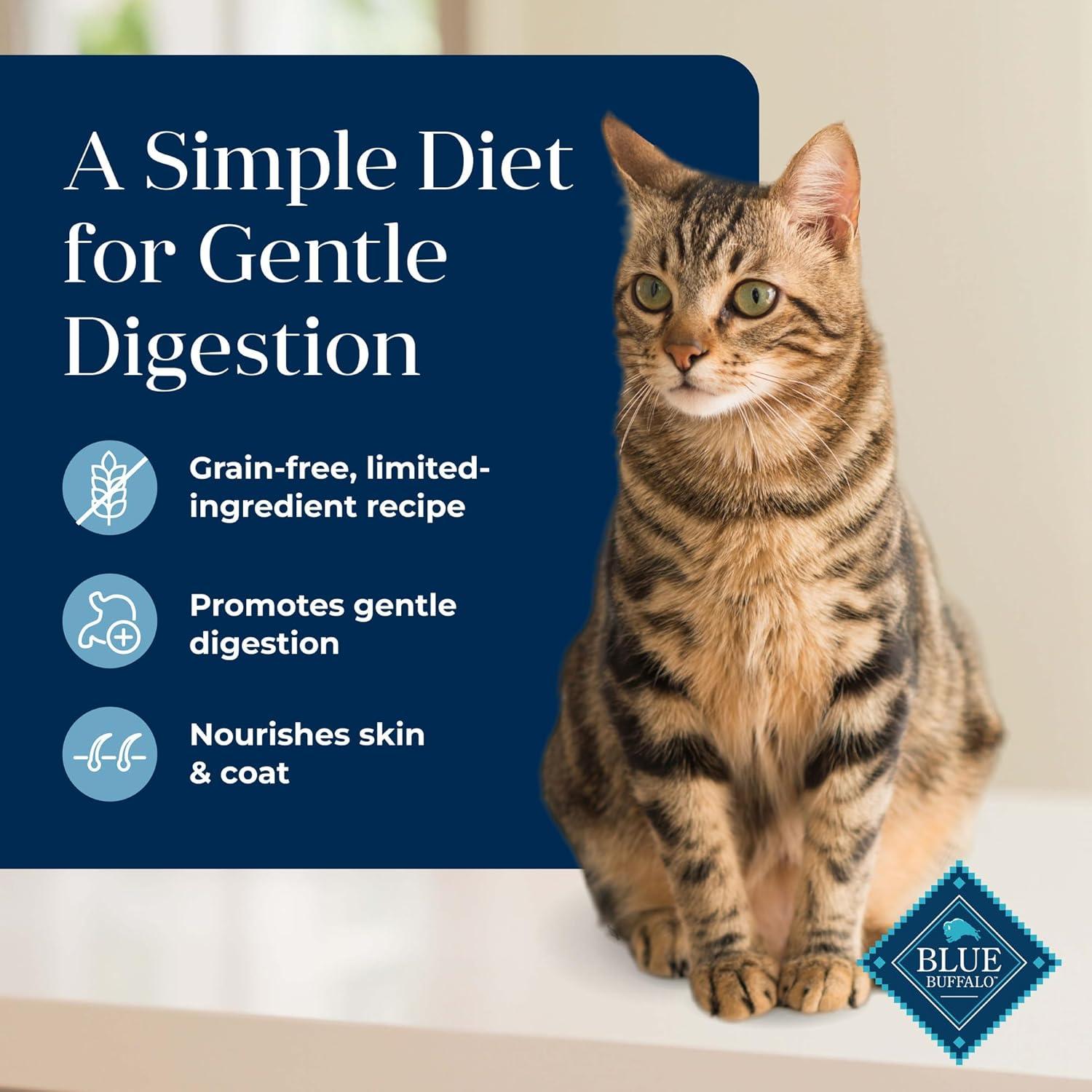 imageBlue Buffalo Basics GrainFree Dry Cat Food Skin amp Stomach Care Limited Ingredient Diet for Indoor Cats Turkey amp Potato Recipe 11lb BagFish Potato