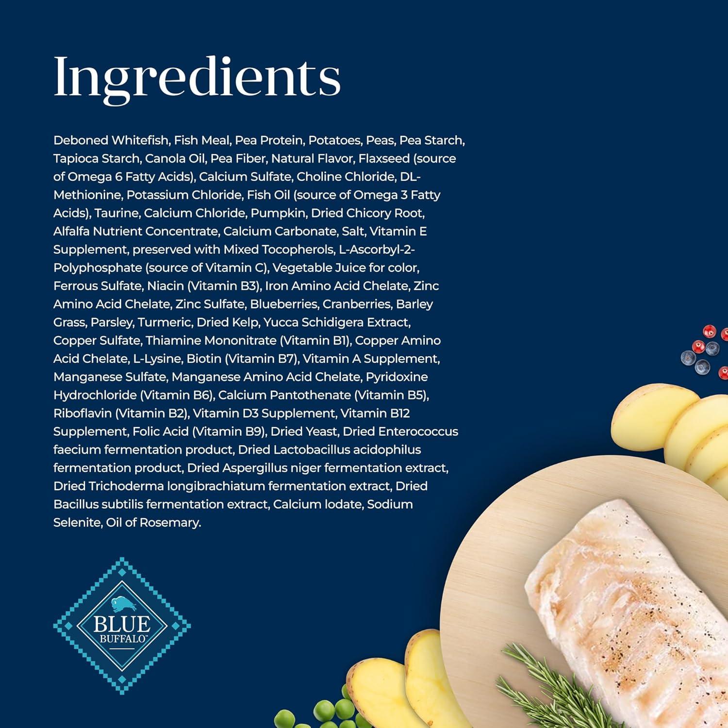 imageBlue Buffalo Basics GrainFree Dry Cat Food Skin amp Stomach Care Limited Ingredient Diet for Indoor Cats Turkey amp Potato Recipe 11lb BagFish Potato