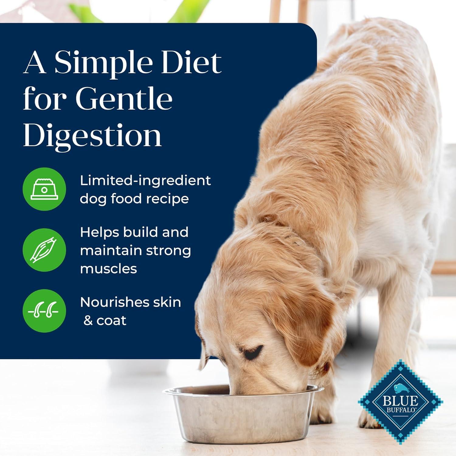 imageBlue Buffalo Basics GrainFree Dry Dog Food for Adult Dogs Limited Ingredient Diet Lamb Recipe 22lb BagLamb Potato
