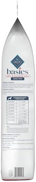 imageBlue Buffalo Basics GrainFree Dry Dog Food for Adult Dogs Limited Ingredient Diet Lamb Recipe 22lb BagSalmon Potato