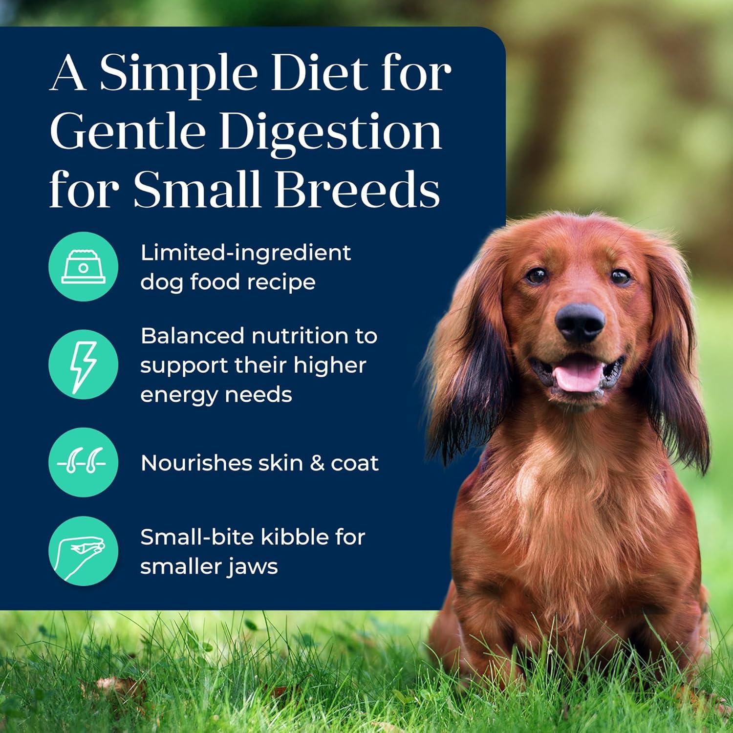 imageBlue Buffalo Basics GrainFree Dry Dog Food for Small Breed Adult Dogs Limited Ingredient Diet Lamb Recipe 11lb Bag
