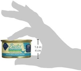 imageBlue Buffalo Basics GrainFree Wet Cat Food Skin amp Stomach Care Limited Ingredient Diet for Indoor Cats Duck amp Potato Entre 3oz Cans 24 CountFish