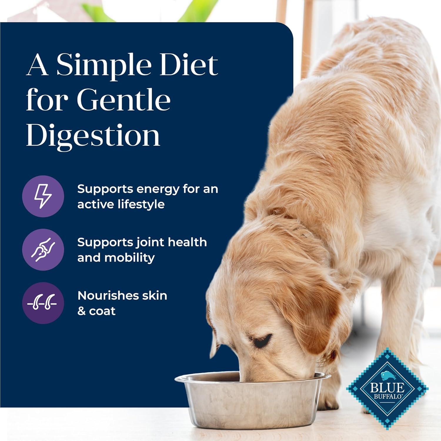 imageBlue Buffalo Basics Senior Dry Dog Food Skin amp Stomach Care Limited Ingredient Diet Turkey Recipe 24lb BagTurkey Potato WithGrain