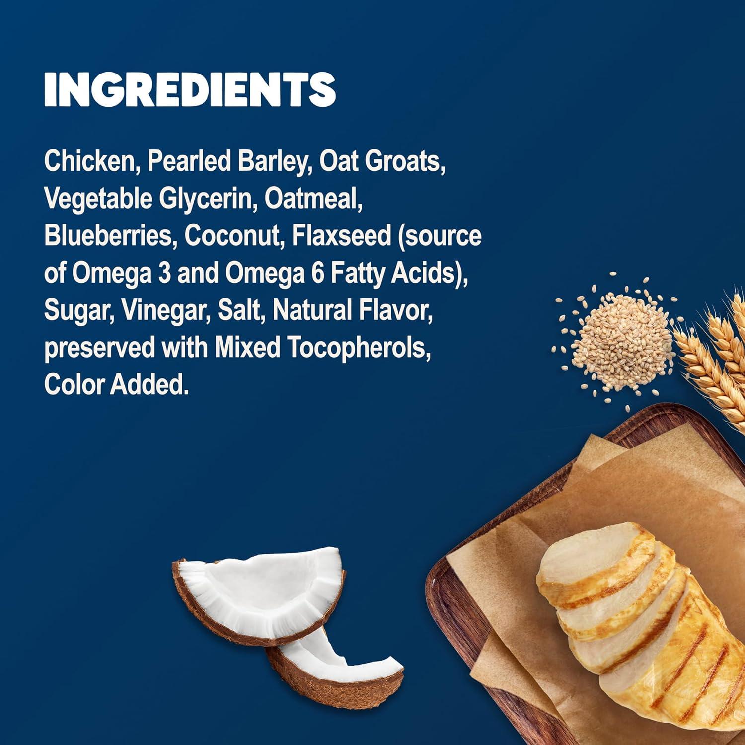 imageBlue Buffalo BeneBars Digestive Support Dog Treats with Prebiotic Fiber Made with Natural Ingredients USA Chicken amp Apple 9oz BagChicken Coconut
