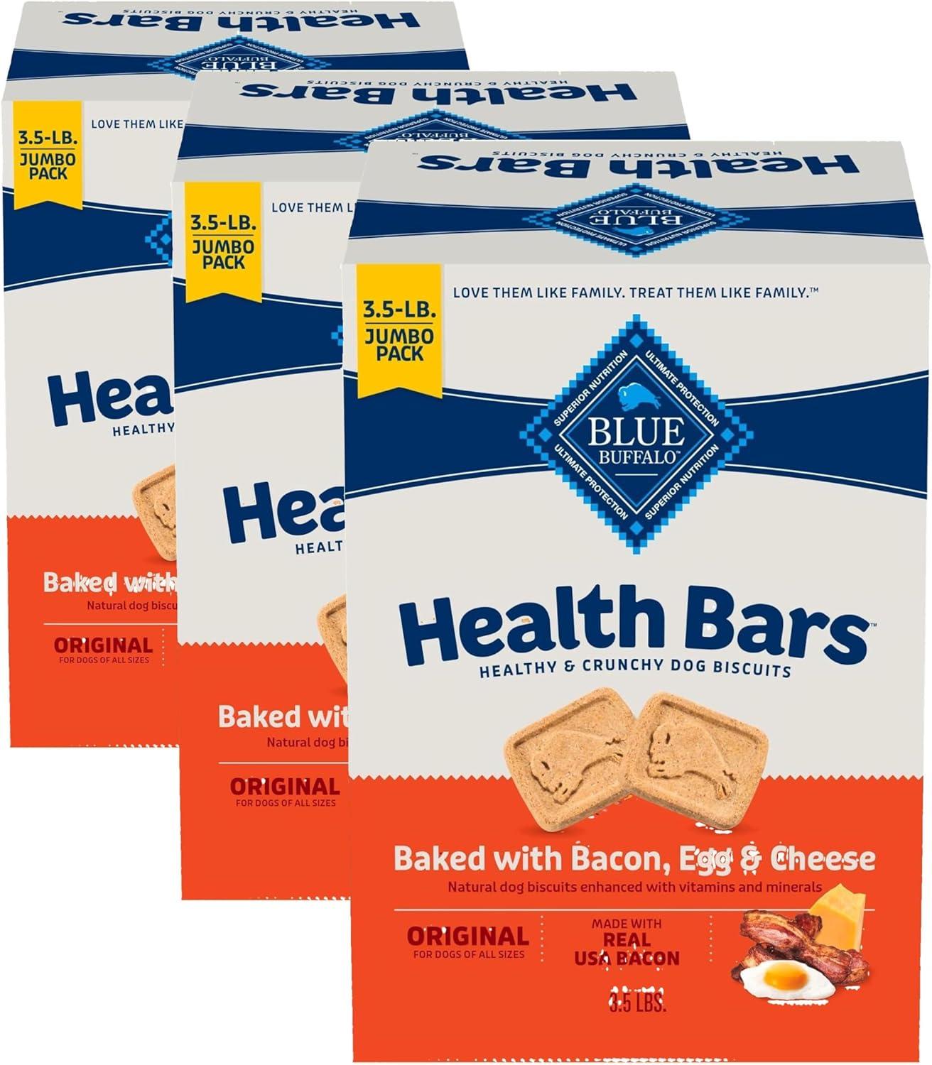 imageBlue Buffalo Bits Natural Soft Moist to Go Dog Training Treats Beef Recipe 1oz Bags Pack of 12Bacon Egg Cheese