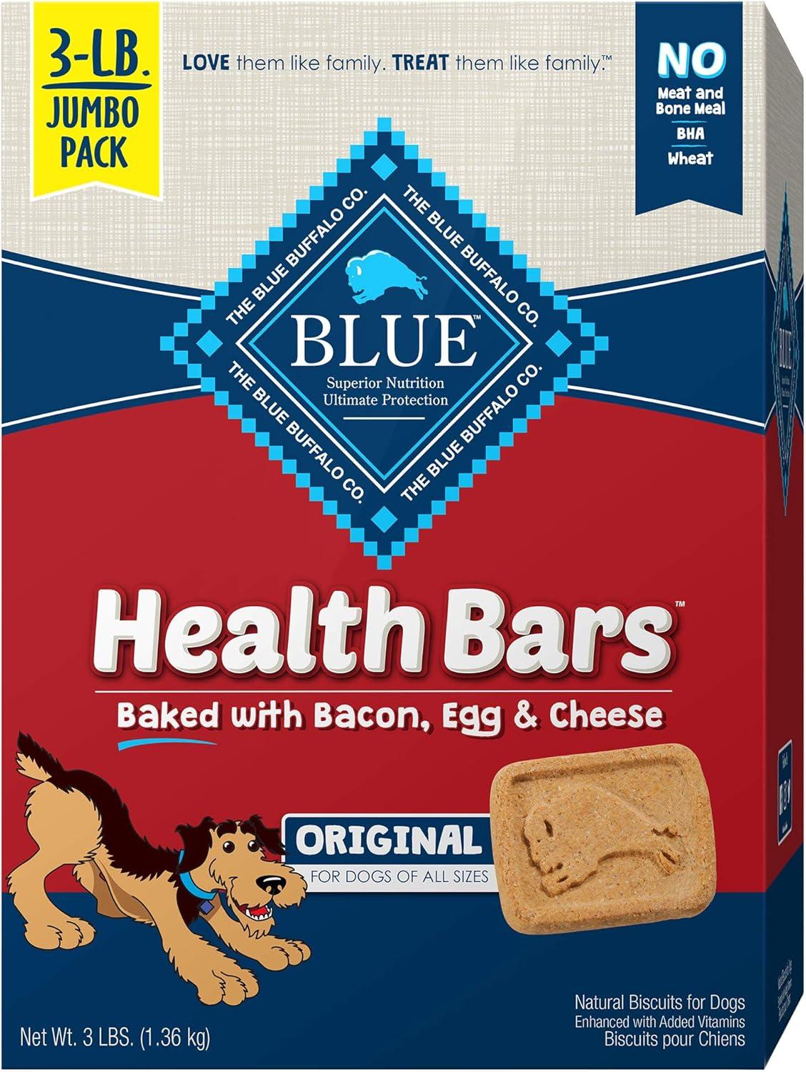 imageBlue Buffalo Bits Natural Soft Moist to Go Dog Training Treats Beef Recipe 1oz Bags Pack of 12Bacon Egg Cheese