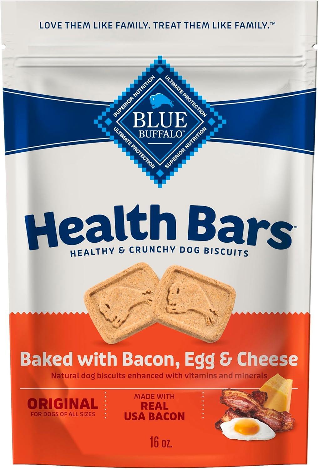 imageBlue Buffalo Bits Natural Soft Moist to Go Dog Training Treats Beef Recipe 1oz Bags Pack of 12Bacon Egg Cheese