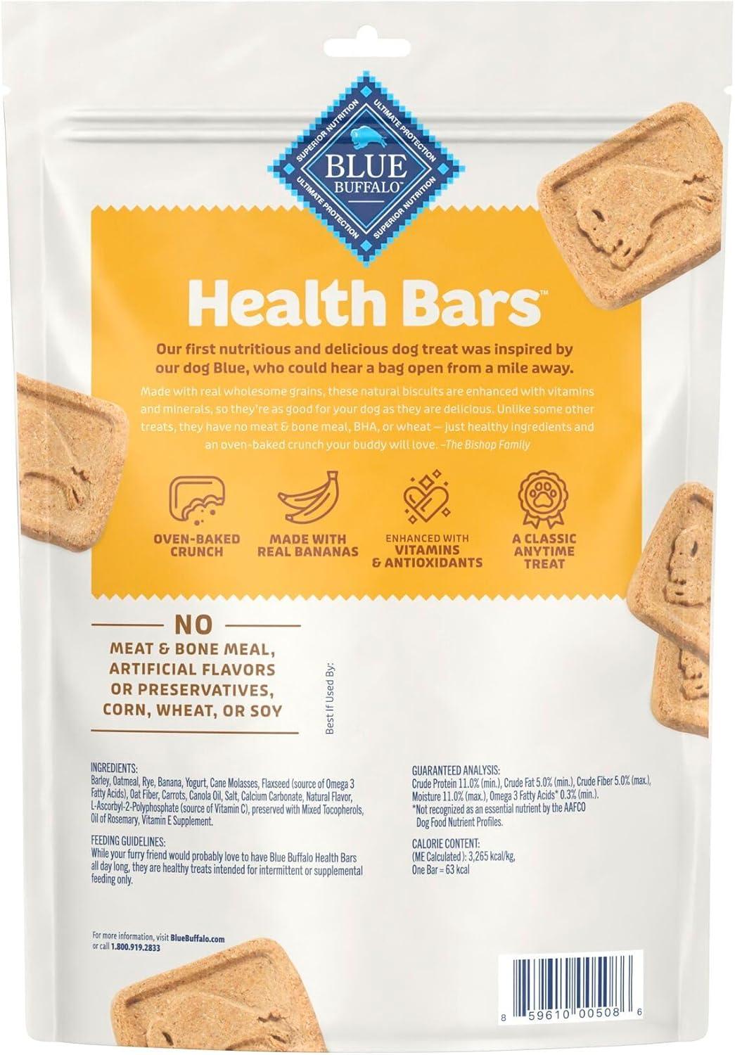imageBlue Buffalo Bits Natural Soft Moist to Go Dog Training Treats Beef Recipe 1oz Bags Pack of 12Banana Yogurt
