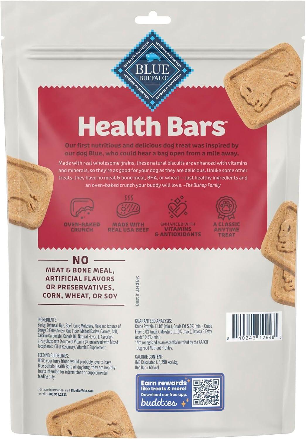 imageBlue Buffalo Bits Natural Soft Moist to Go Dog Training Treats Beef Recipe 1oz Bags Pack of 12Beef