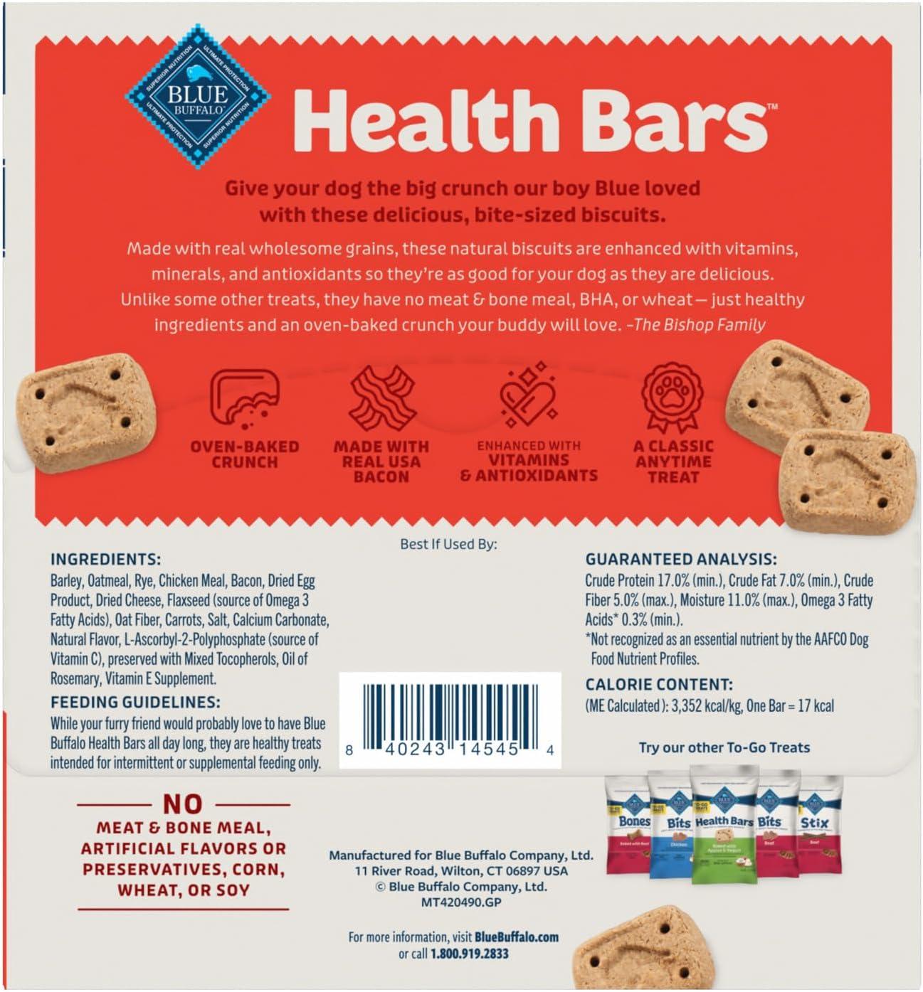 imageBlue Buffalo Bits Natural Soft Moist to Go Dog Training Treats Beef Recipe 1oz Bags Pack of 12MINIBacon Egg Cheese