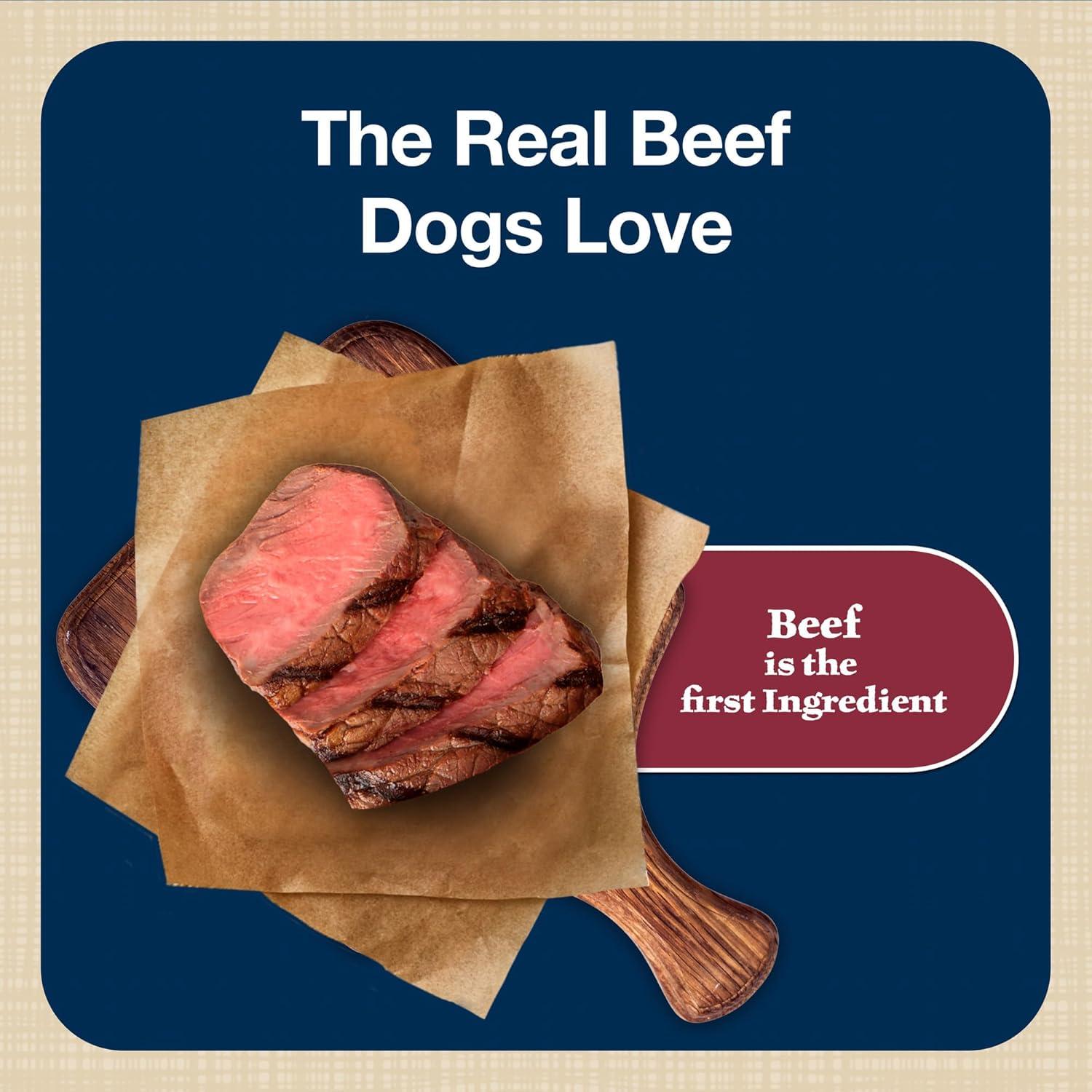 imageBlue Buffalo Bits Soft Dog Treats for Training Made with Natural Ingredients amp Enhanced with DHA Beef Recipe 4oz BagBeef
