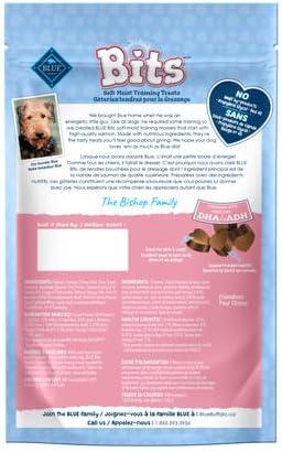 imageBlue Buffalo Bits Soft Dog Treats for Training Made with Natural Ingredients amp Enhanced with DHA Beef Recipe 4oz BagSalmon