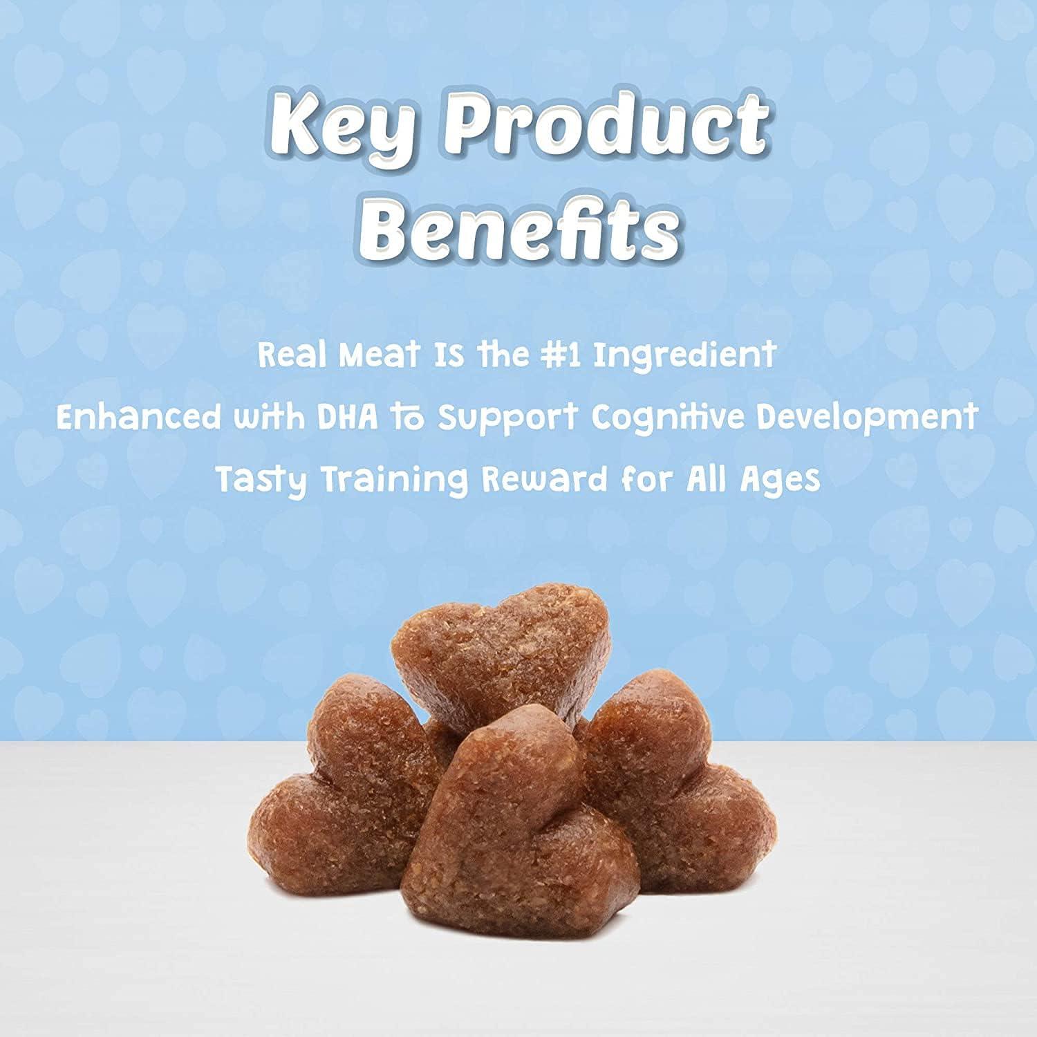 imageBlue Buffalo Bits Soft Dog Treats for Training Made with Natural Ingredients amp Enhanced with DHA Beef Recipe 4oz BagSalmon