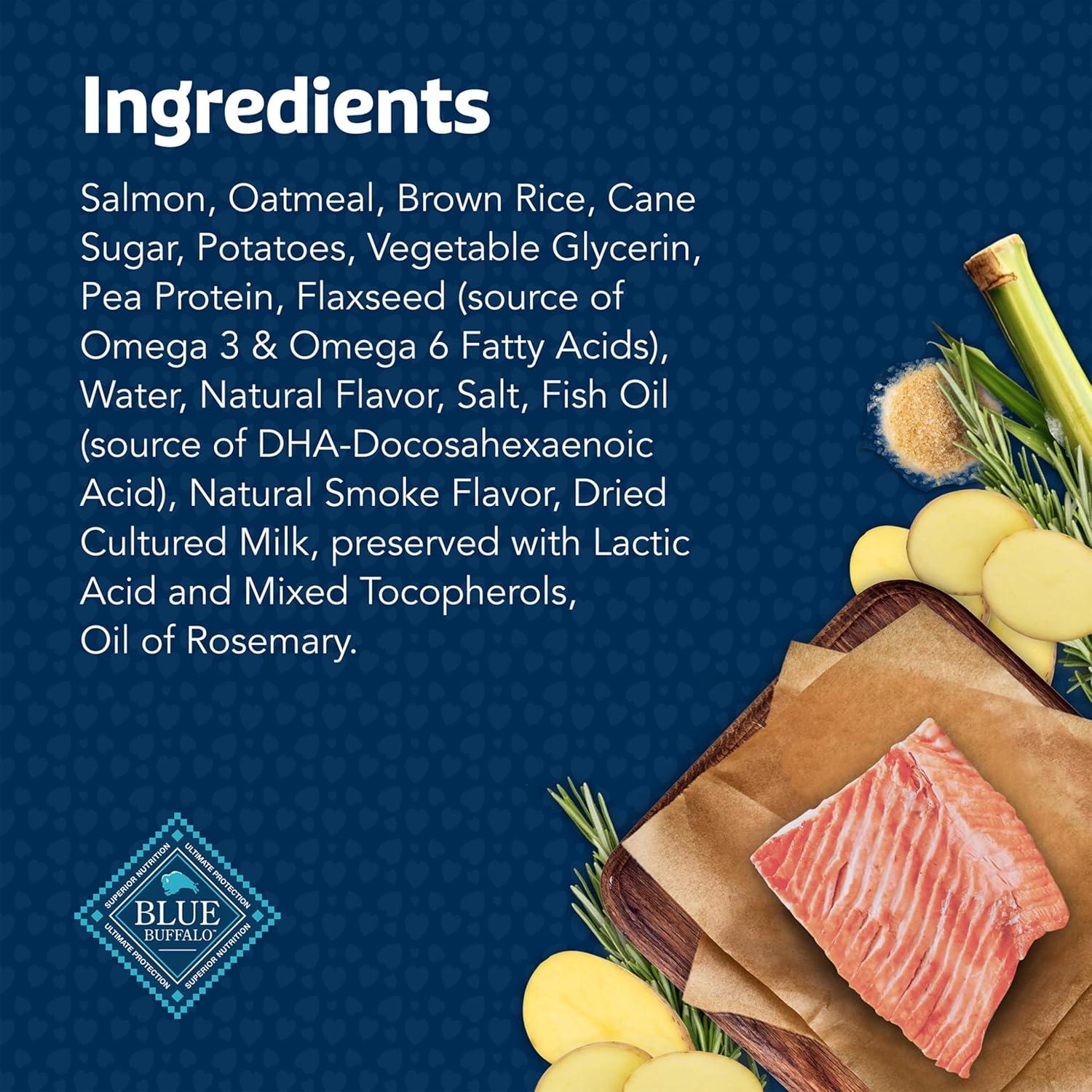 imageBlue Buffalo Bits Soft Dog Treats for Training Made with Natural Ingredients amp Enhanced with DHA Beef Recipe 4oz BagSalmon