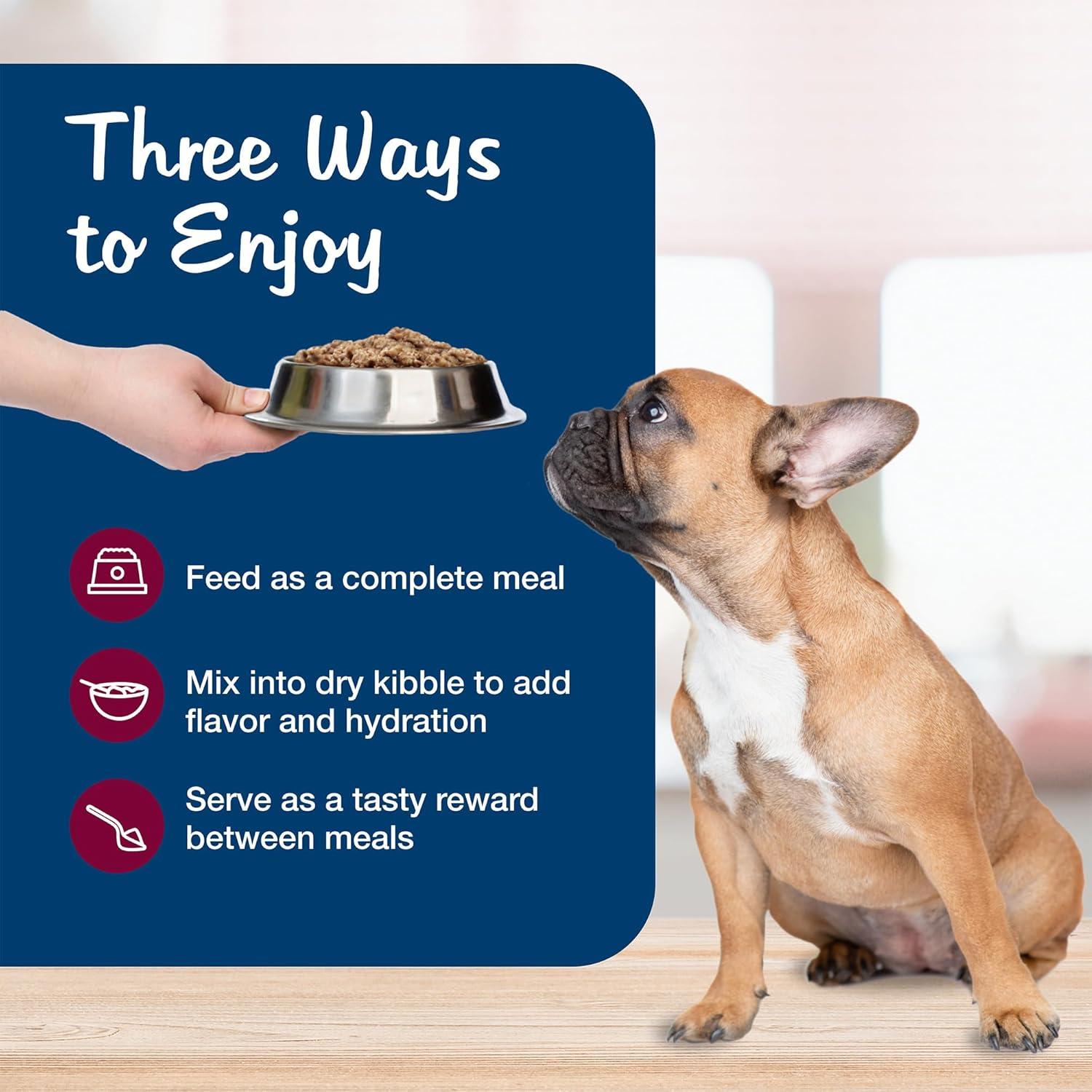 imageBlue Buffalo Blues Stew Natural Wet Dog Food Made with Natural Ingredients Hearty Beef and Country Chicken Variety Pack 125oz Cans 6 CountBeef