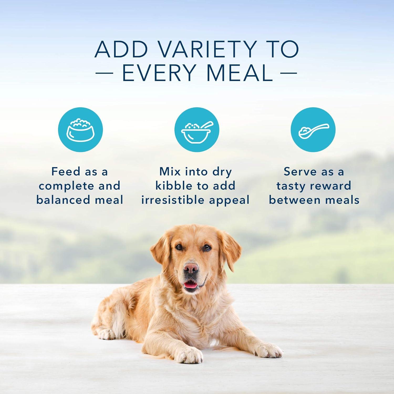 imageBlue Buffalo Blues Stew Natural Wet Dog Food Made with Natural Ingredients Hearty Beef and Country Chicken Variety Pack 125oz Cans 6 CountBundle Chicken Beef