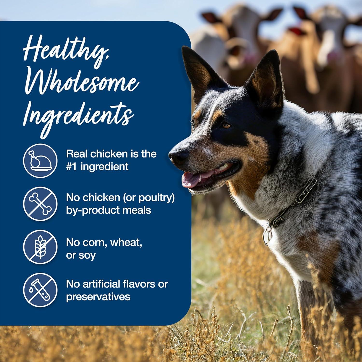 imageBlue Buffalo Blues Stew Natural Wet Dog Food Made with Natural Ingredients Hearty Beef and Country Chicken Variety Pack 125oz Cans 6 CountChicken