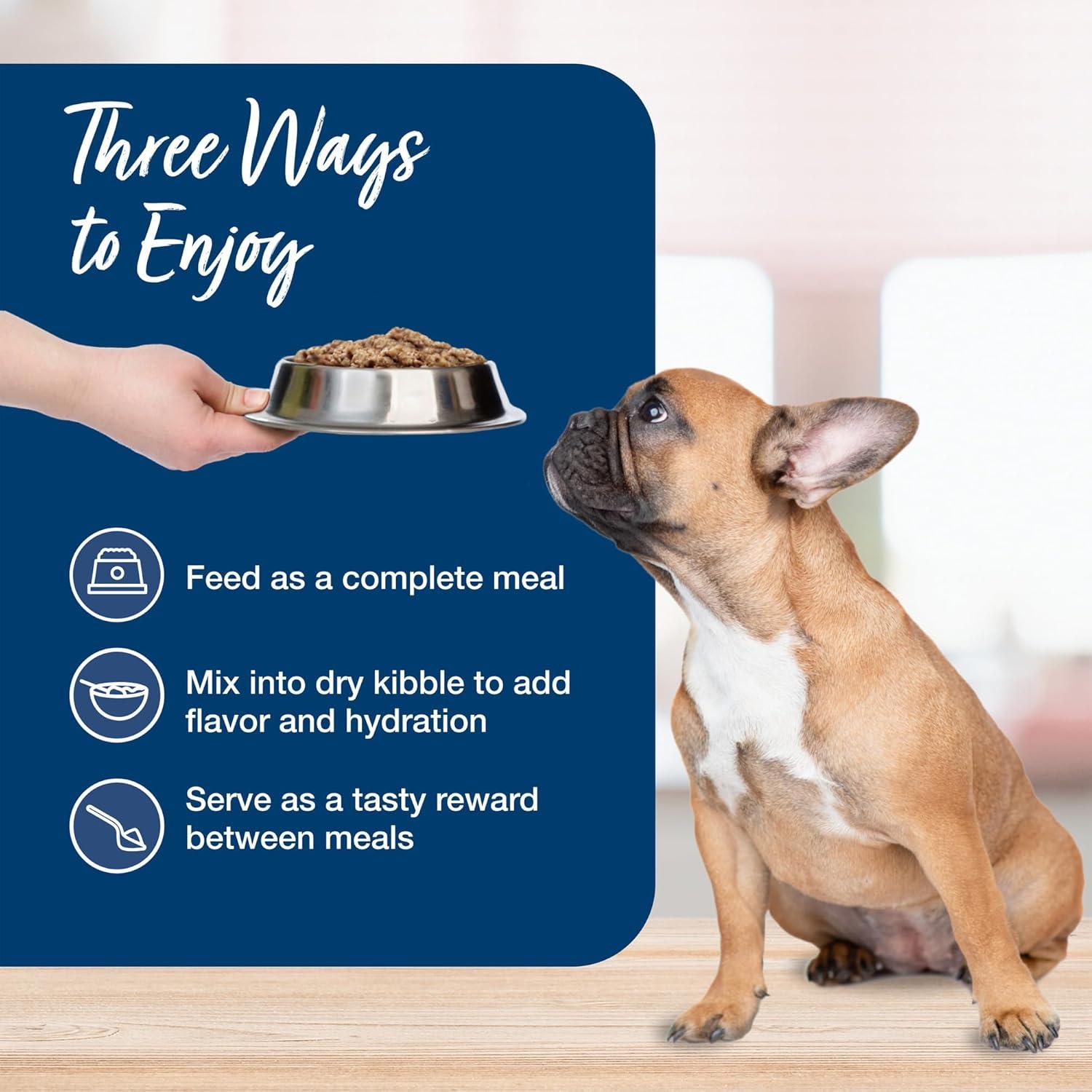 imageBlue Buffalo Blues Stew Natural Wet Dog Food Made with Natural Ingredients Hearty Beef and Country Chicken Variety Pack 125oz Cans 6 CountChicken