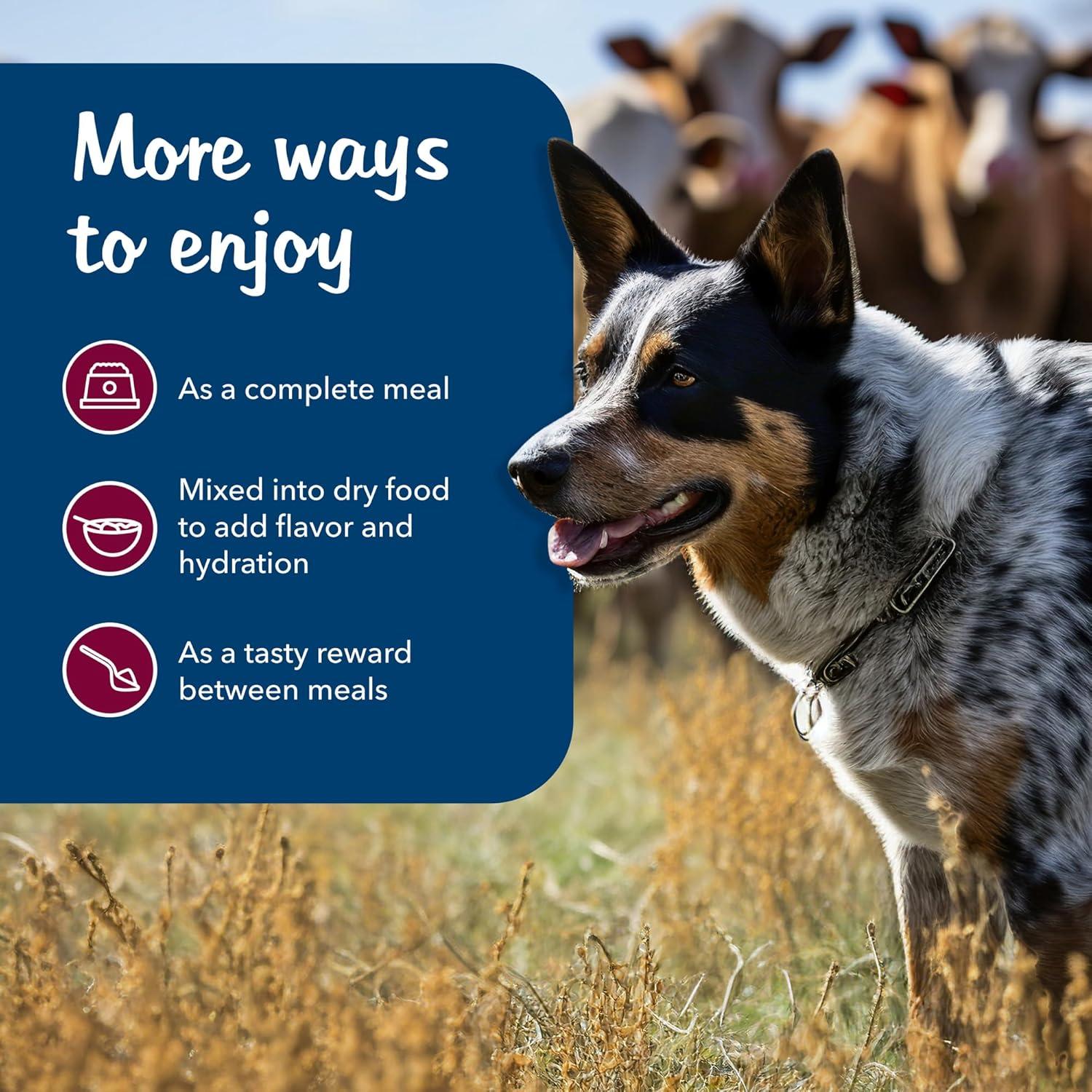 imageBlue Buffalo Blues Stew Natural Wet Dog Food Made with Natural Ingredients Hearty Beef and Country Chicken Variety Pack 125oz Cans 6 CountVariety Pack Chicken Beef
