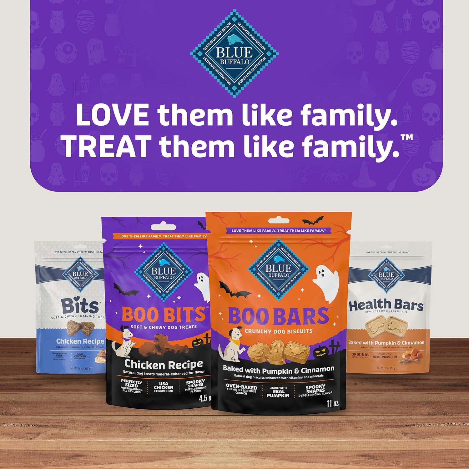 imageBlue Buffalo Boo Bits Soft amp Chewy Halloween Dog Treats Tasty Chicken Recipe 45oz Bag1 Count Pack of 1