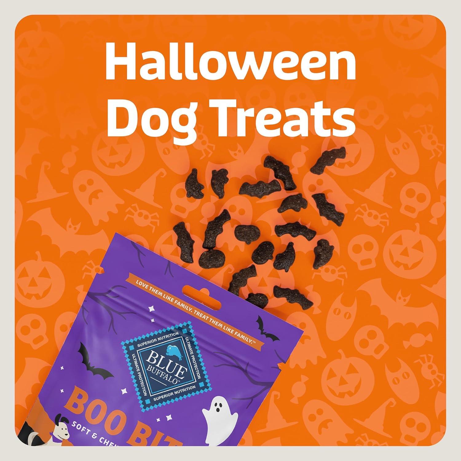 imageBlue Buffalo Boo Bits Soft amp Chewy Halloween Dog Treats Tasty Chicken Recipe 45oz Bag1 Count Pack of 1