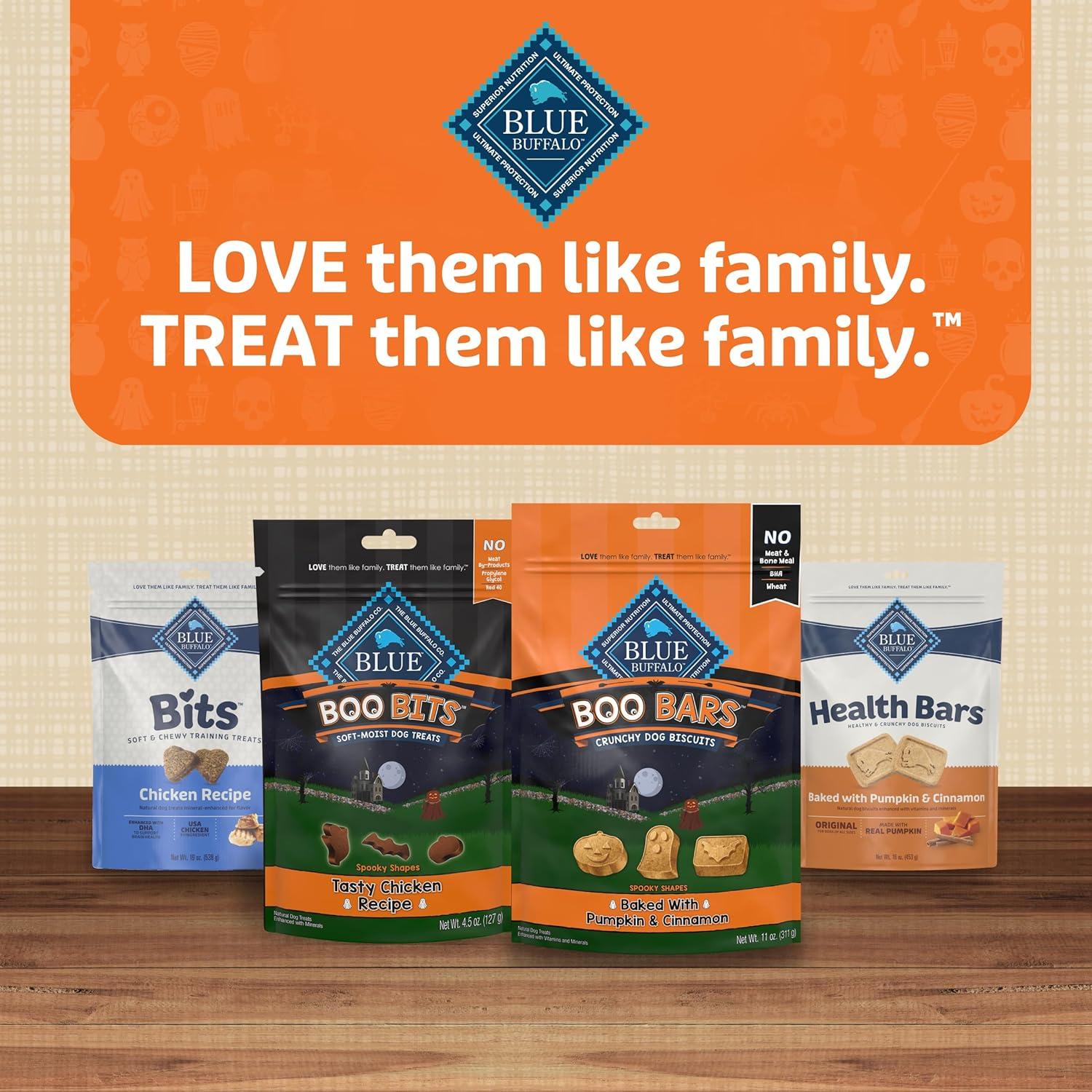 imageBlue Buffalo Boo Bits Soft amp Chewy Halloween Dog Treats Tasty Chicken Recipe 45oz Bag1 Count Pack of 4