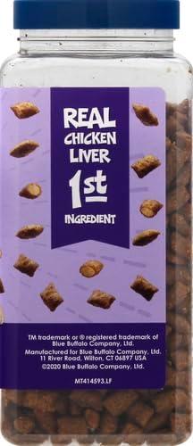 imageBlue Buffalo Bursts Crunchy amp Creamy Cat Treats Great for Training PawLickin Chicken 12oz TubChicken Liver Beef